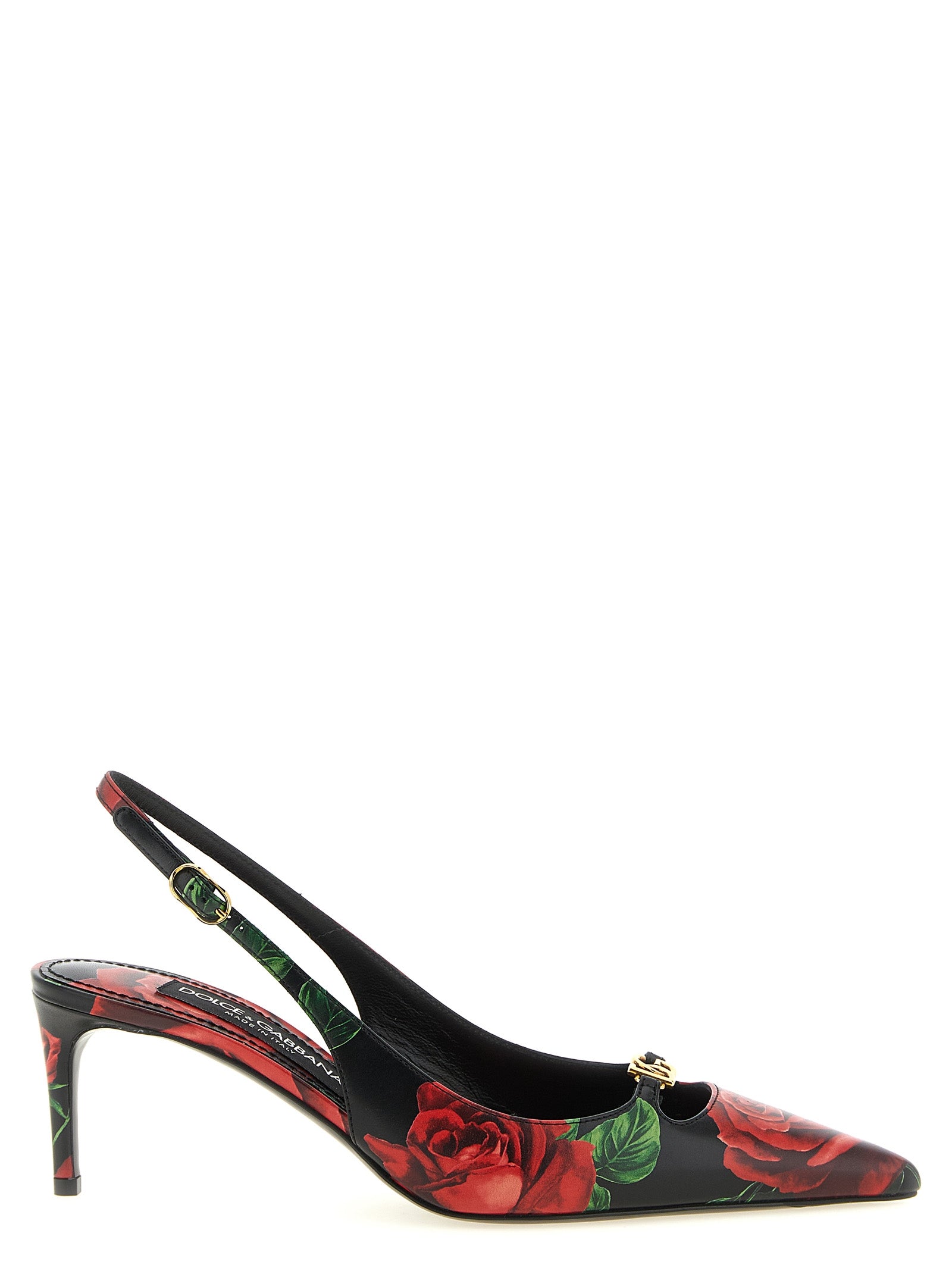 Dolce & Gabbana Midi-Pumps aus mehrfarbigem Kalbsleder