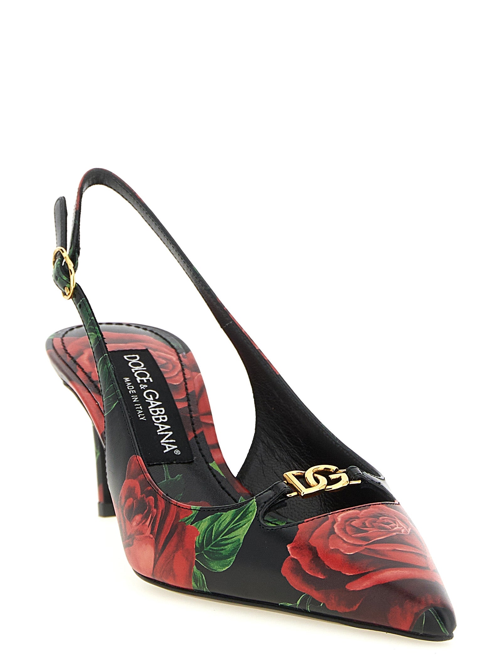 Dolce & Gabbana Midi-Pumps aus mehrfarbigem Kalbsleder