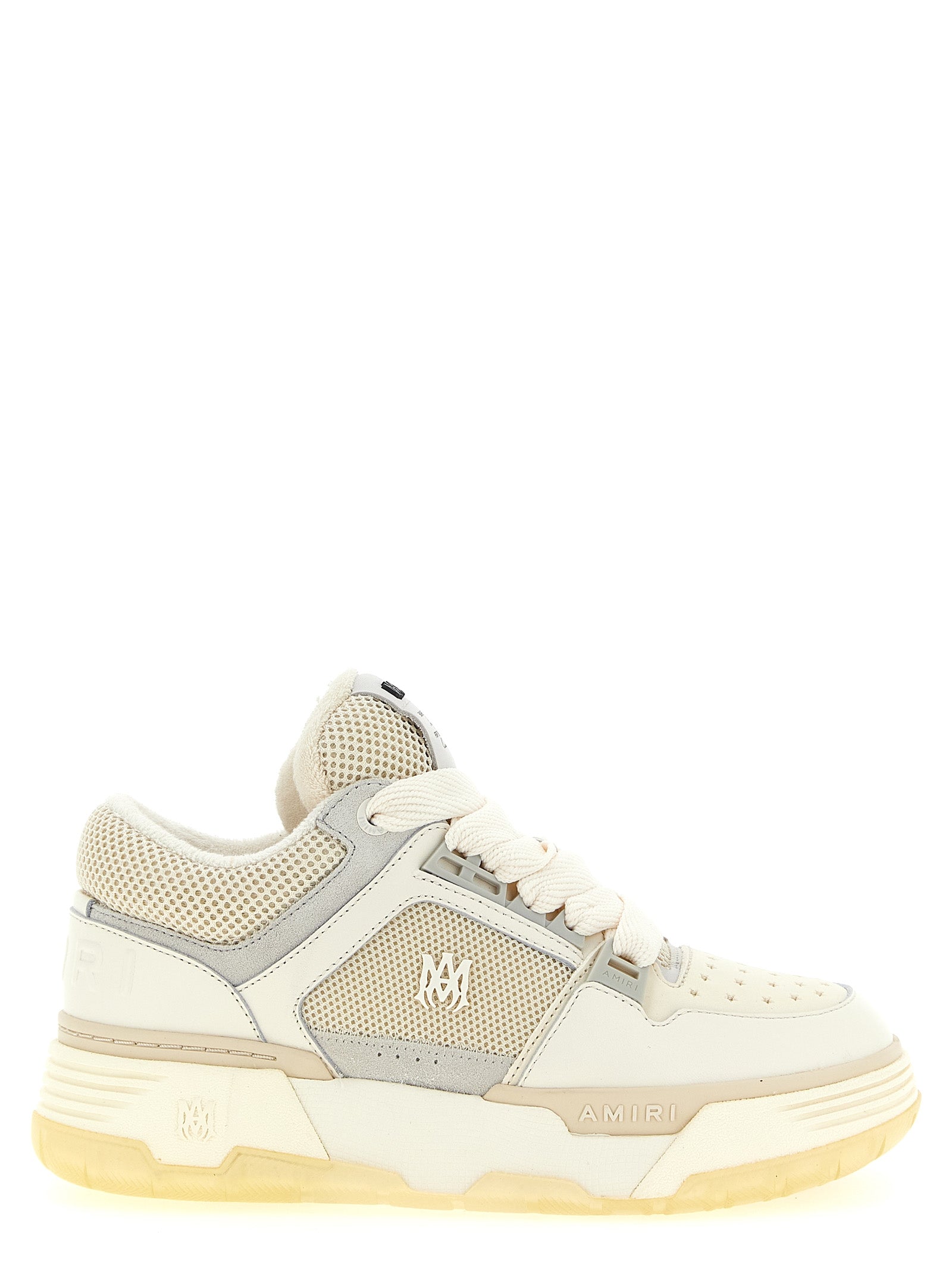 Amiri Weiße Kalbsleder Chunky Sneaker