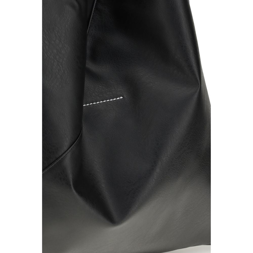 MM6 Schwarze Handtasche aus Polyethylen