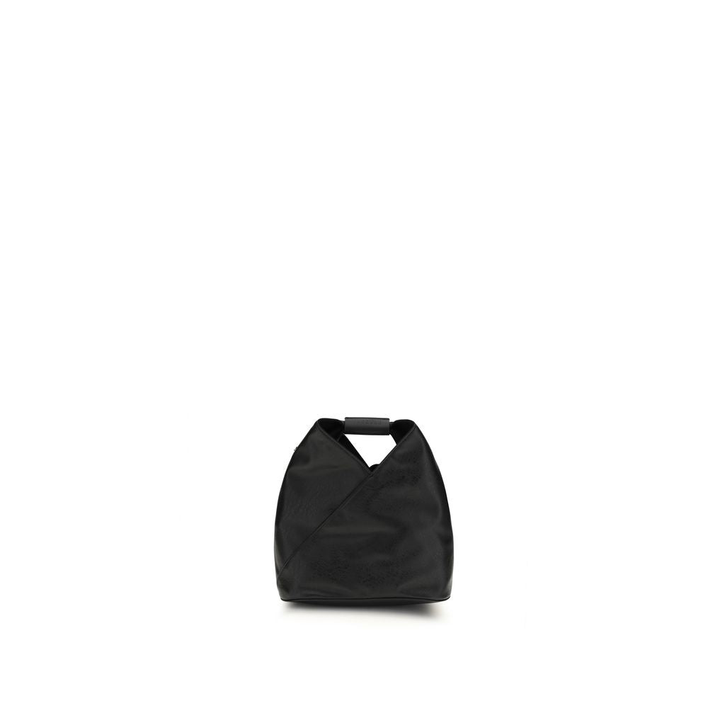 MM6 Schwarze Schultertasche aus Polyethylen