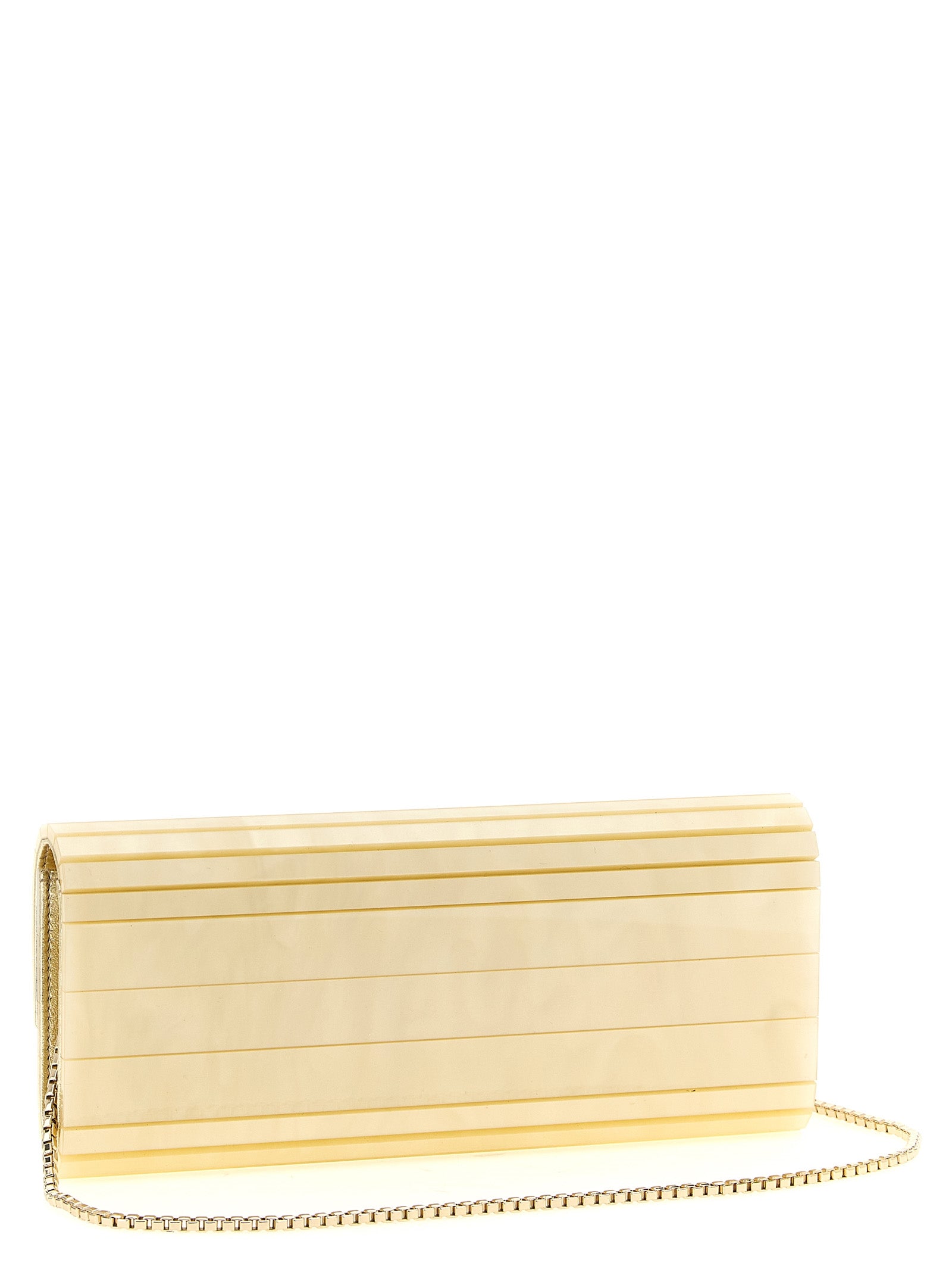 Jimmy Choo Goldene Viscose Clutch