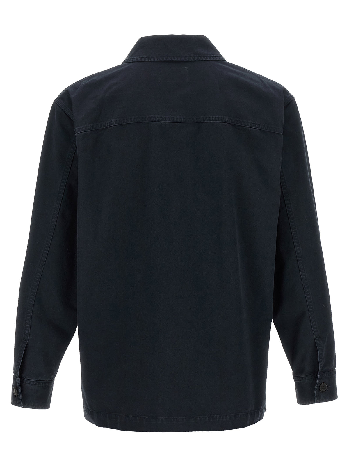 Saint Laurent Blaue Baumwollbluse