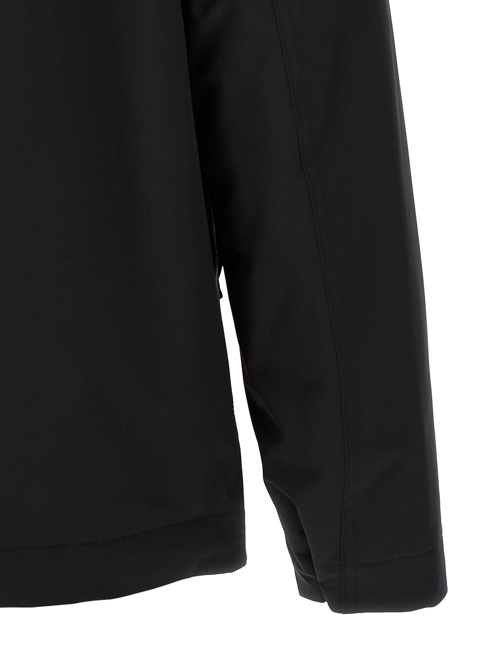 Stone Island Schwarze Shell-Jacke aus Polyester