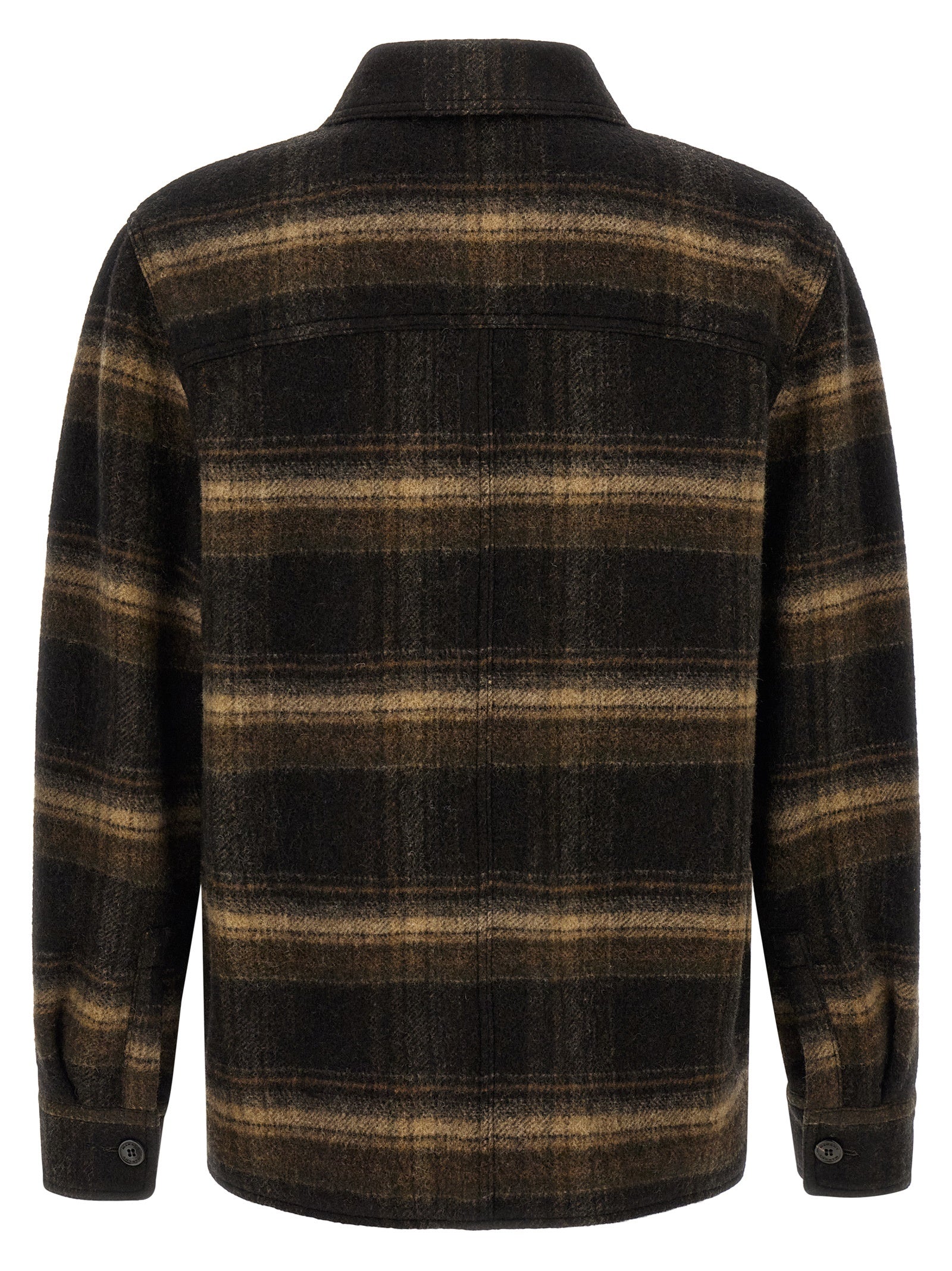Isabel Marant Brauner Wollmantel in voller Länge
