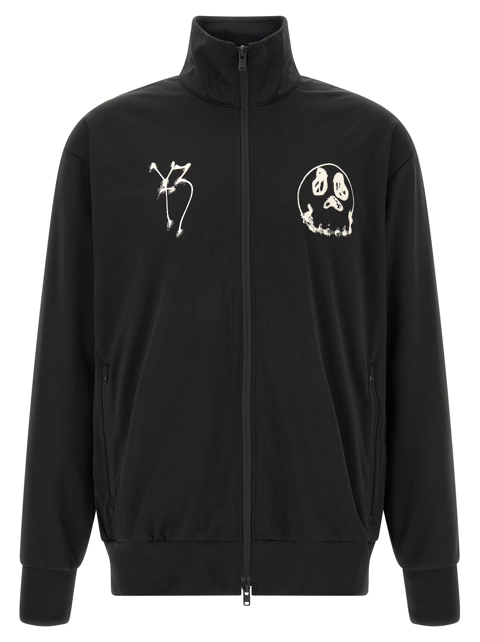 Y-3 Schwarzer Polyethylen-Pullover