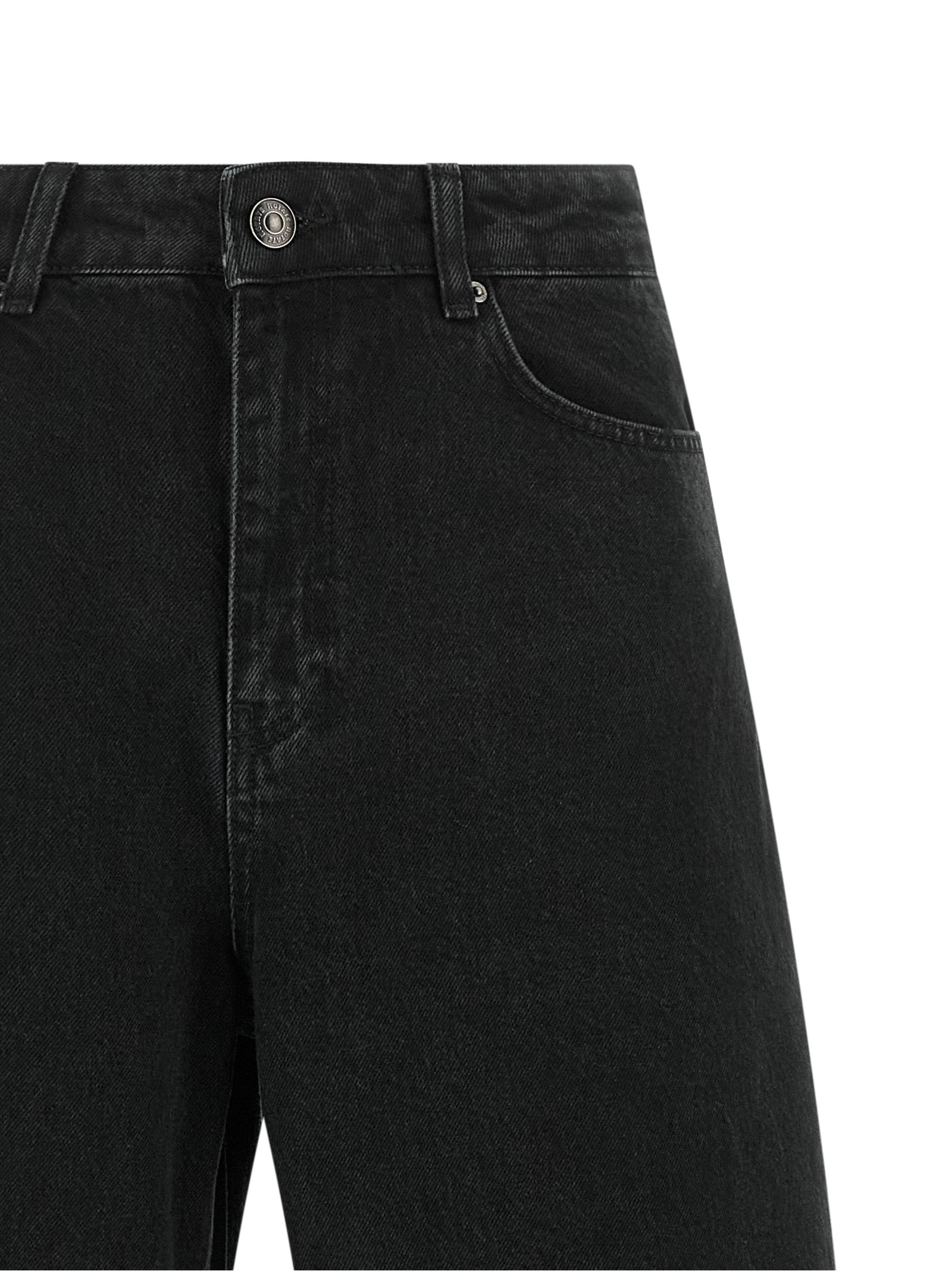 ROTATE BIRGER CHRISTENSEN Schwarze Bio-Baumwoll-Jeans Denim