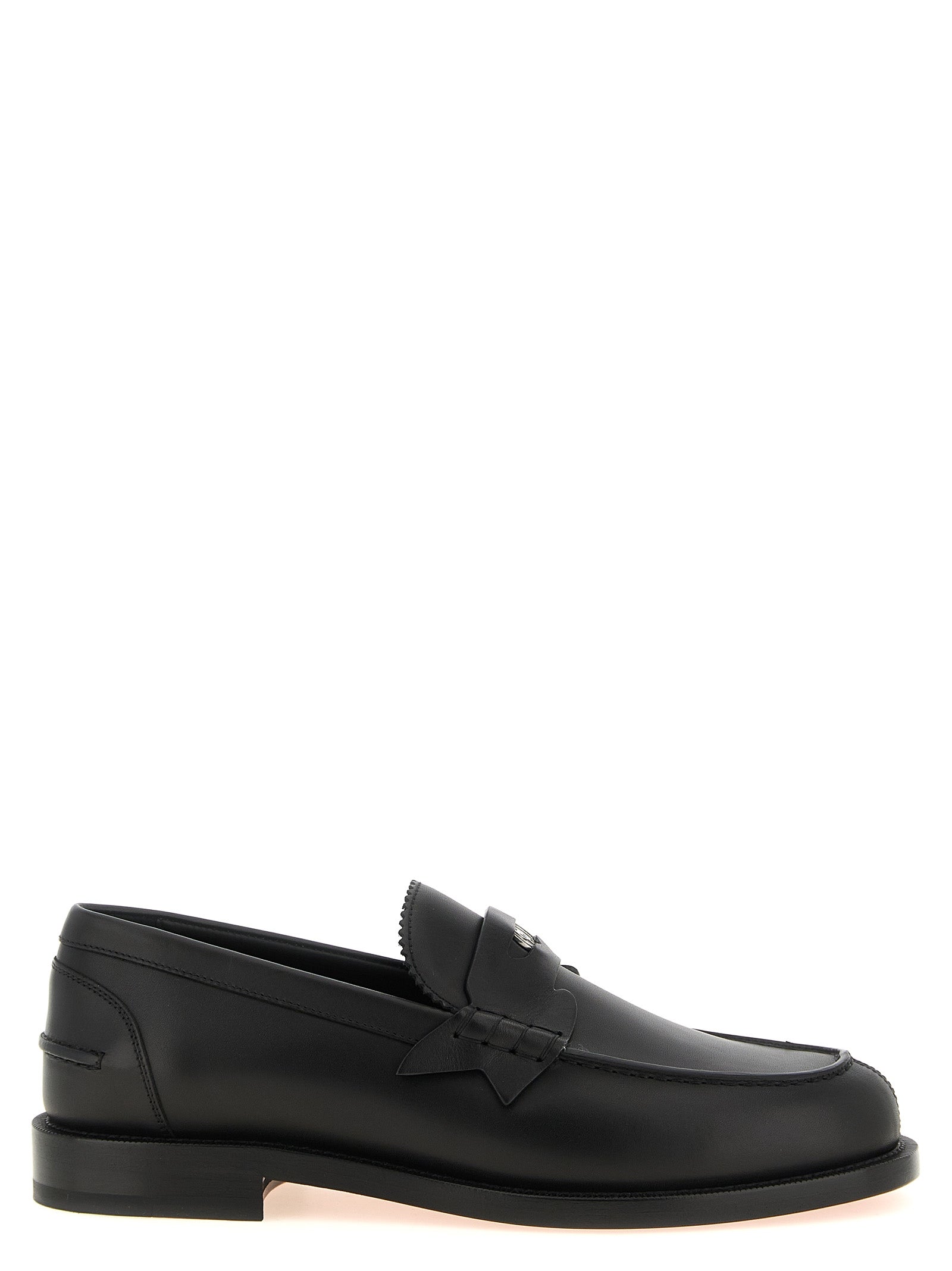 Christian Louboutin Schwarze Loafer aus Kalbsleder zum Hineinschlüpfen