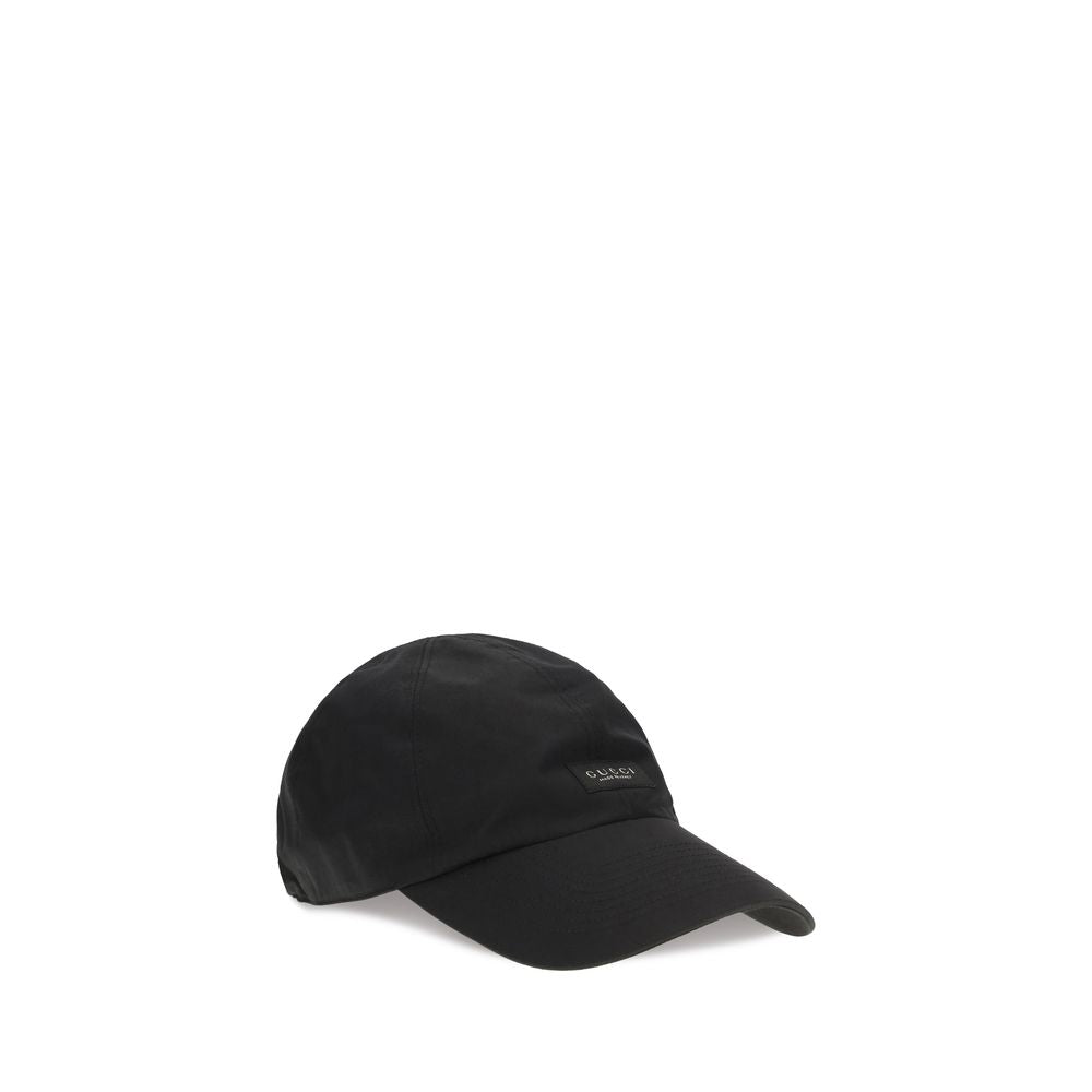 Gucci Schwarze Baumwollkappe (Baseball Cap)
