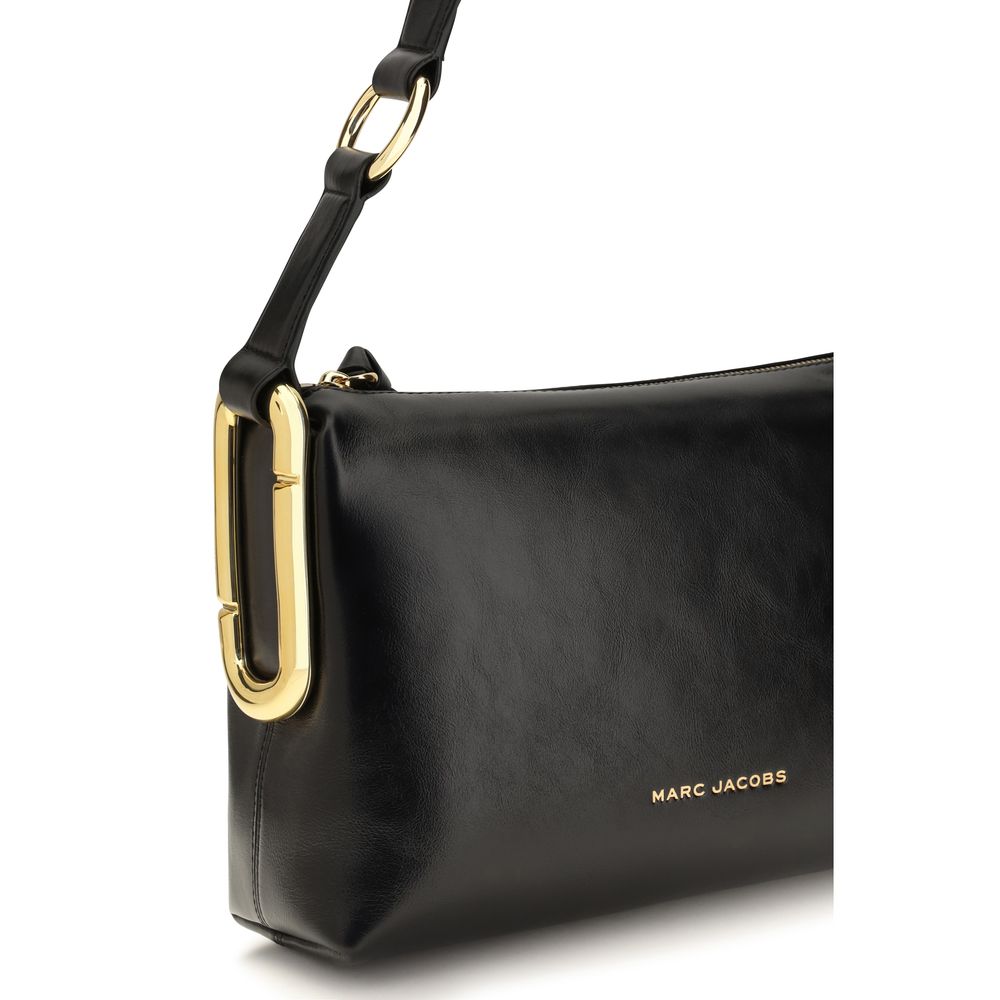 Marc Jacobs Schwarze Bos Taurus Kalbsleder Schultertasche