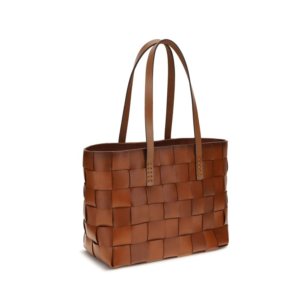 Dragon Diffusion Braune Kalbsleder Bos Taurus Handtasche