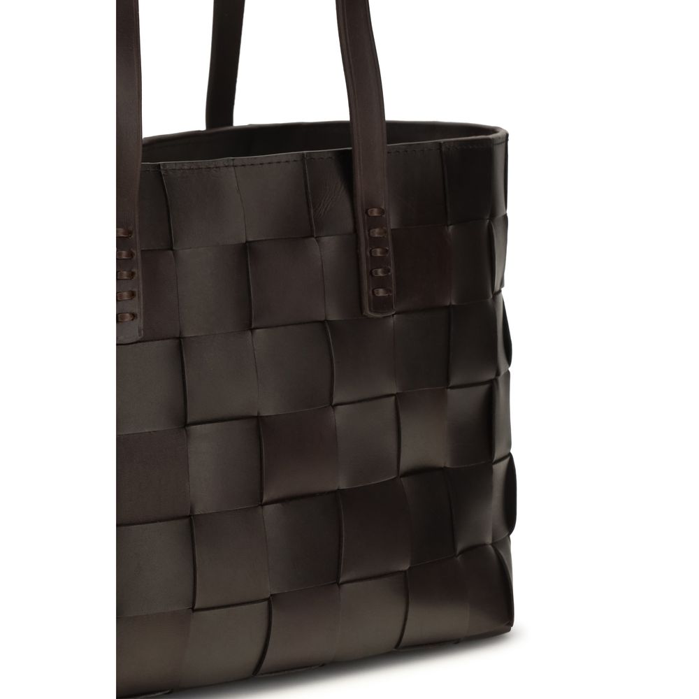 Dragon Diffusion Braune Kalbsleder Bos Taurus Handtasche