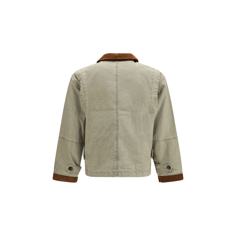 FOUND Baumwolljacke in Zweifarbenoptik