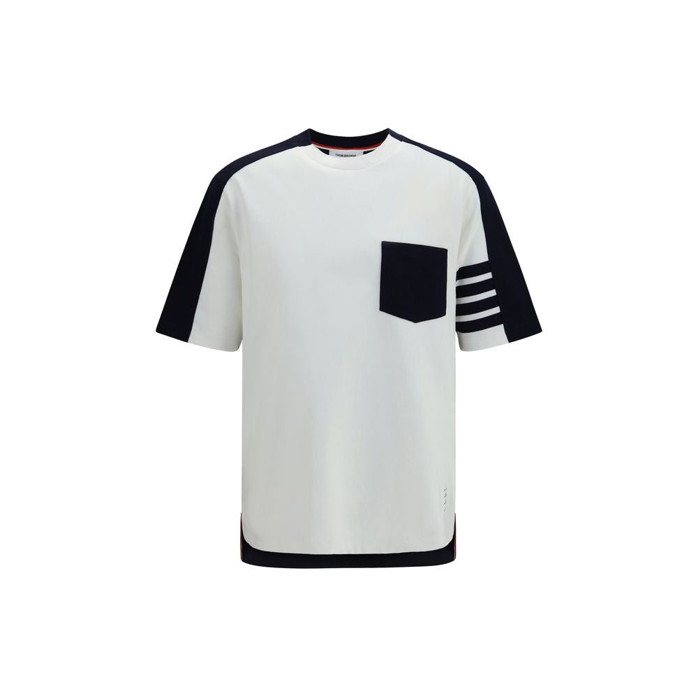 Thom Browne Mehrfarbiges Baumwoll-T-Shirt