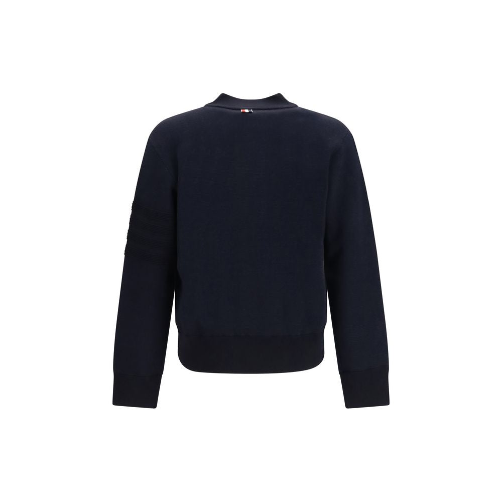 Thom Browne Blauer Woll-Oversize-Bomber