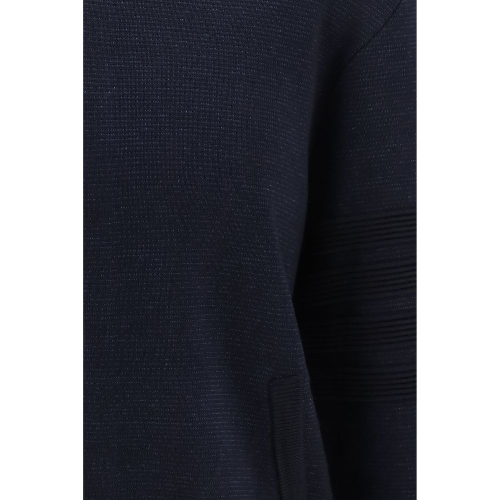 Thom Browne Blauer Woll-Oversize-Bomber