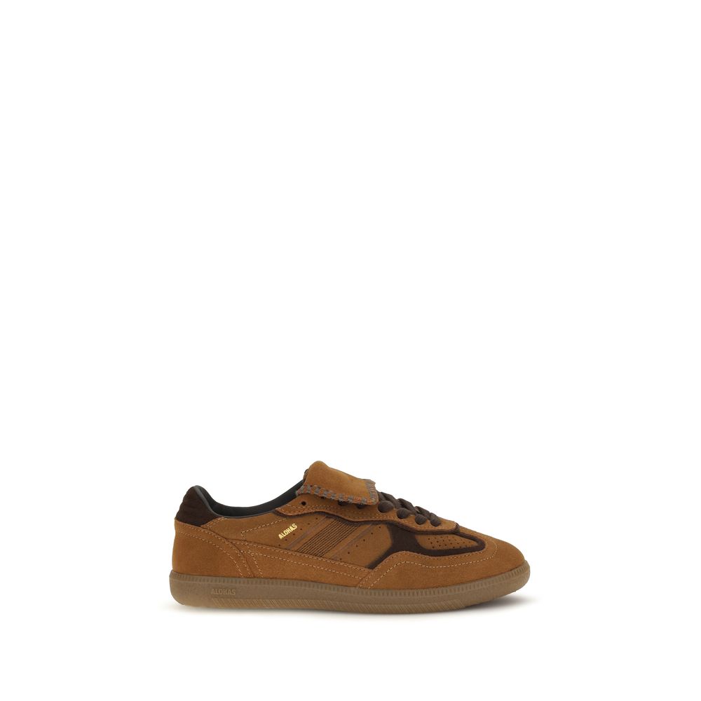 Alohas Braune Wildleder-Sneaker mit niedrigem Schaft