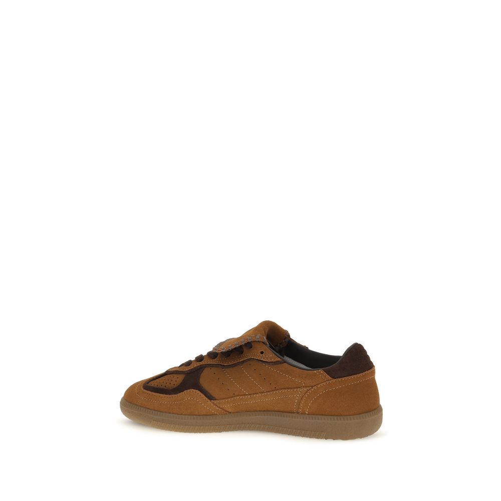 Alohas Braune Wildleder-Sneaker mit niedrigem Schaft