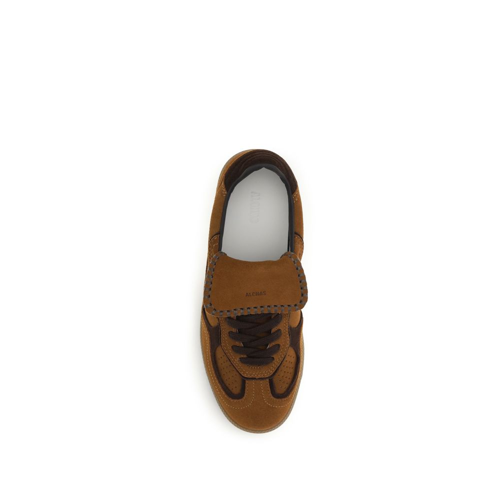 Alohas Braune Wildleder-Sneaker mit niedrigem Schaft