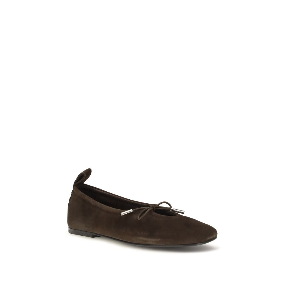 Alohas Ballerinas aus braunem Ziegenleder