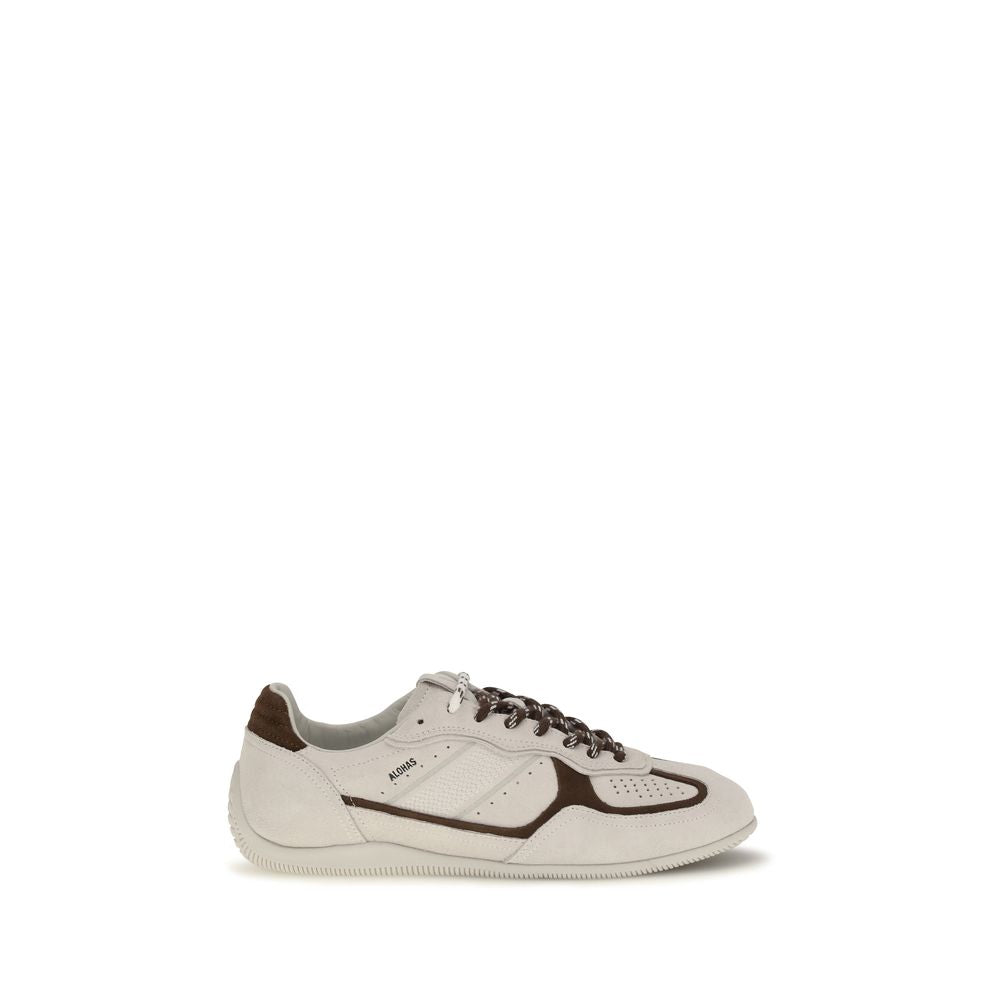 Alohas Weiße Kalbsleder Bos Taurus Athletic Sneaker