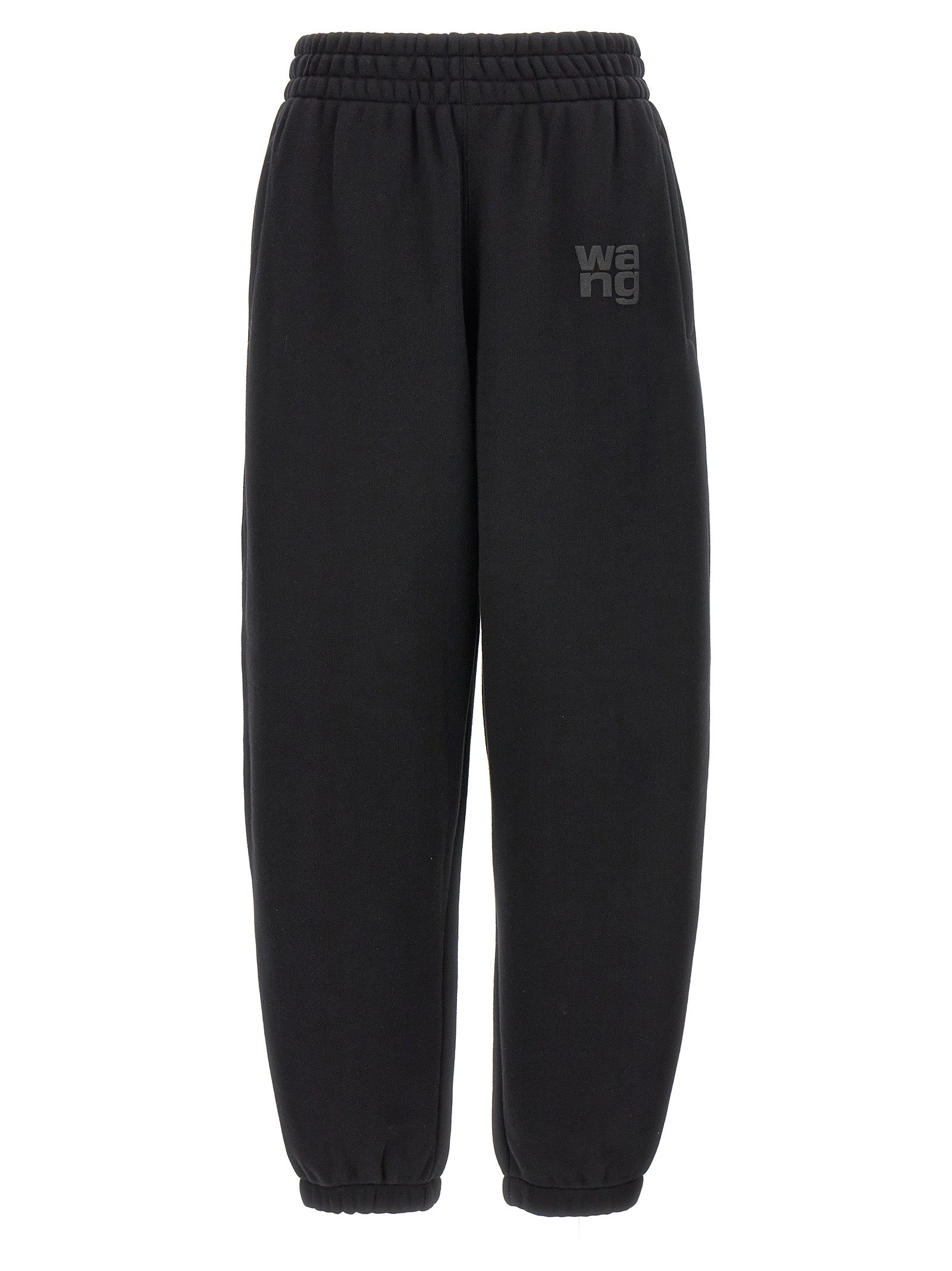 T BY ALEXANDER WANG Schwarze Baumwoll-Jogginghose (Trainingshose)