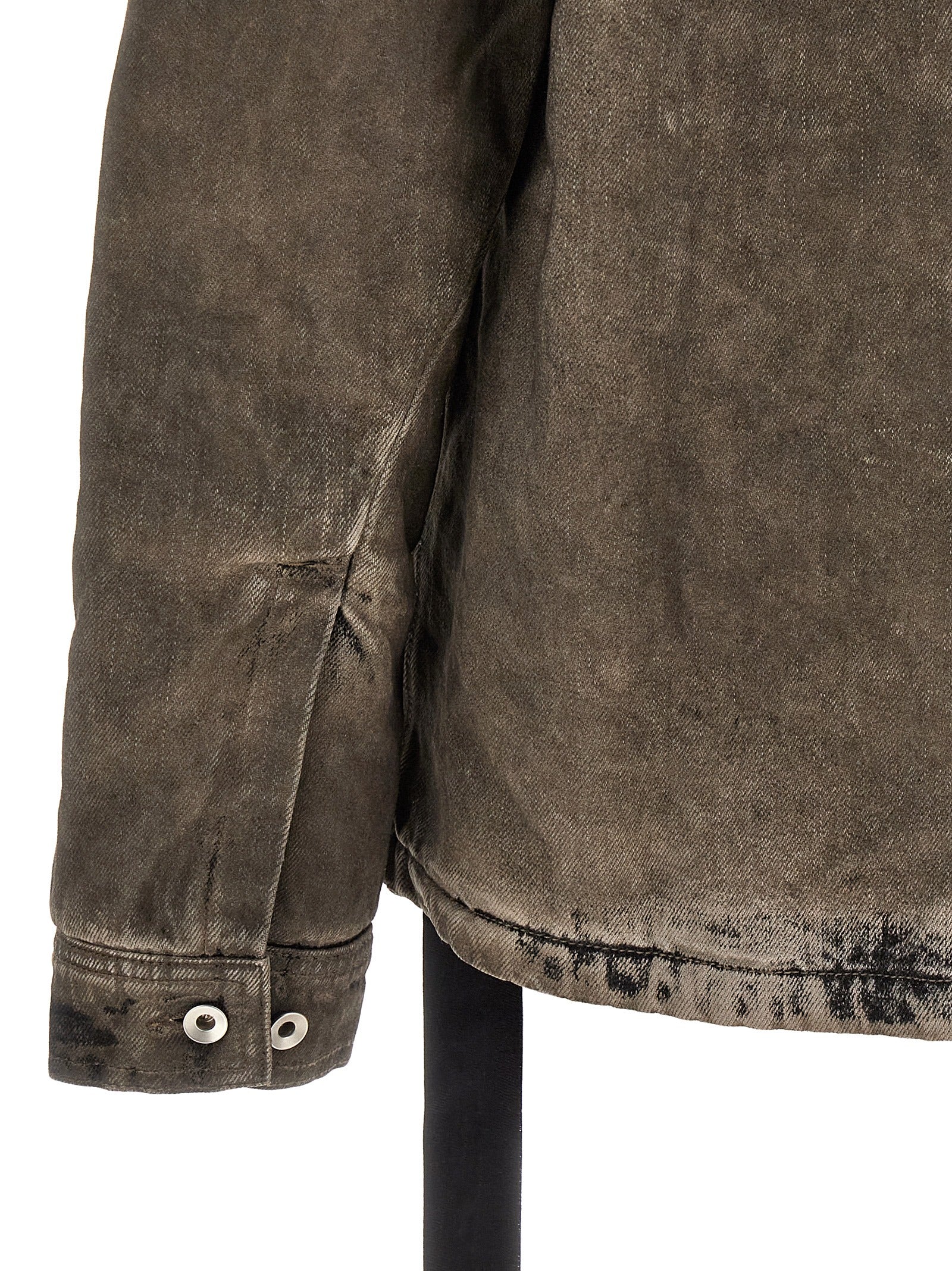 DRKSHDW Graue Jeansjacke aus Baumwolle