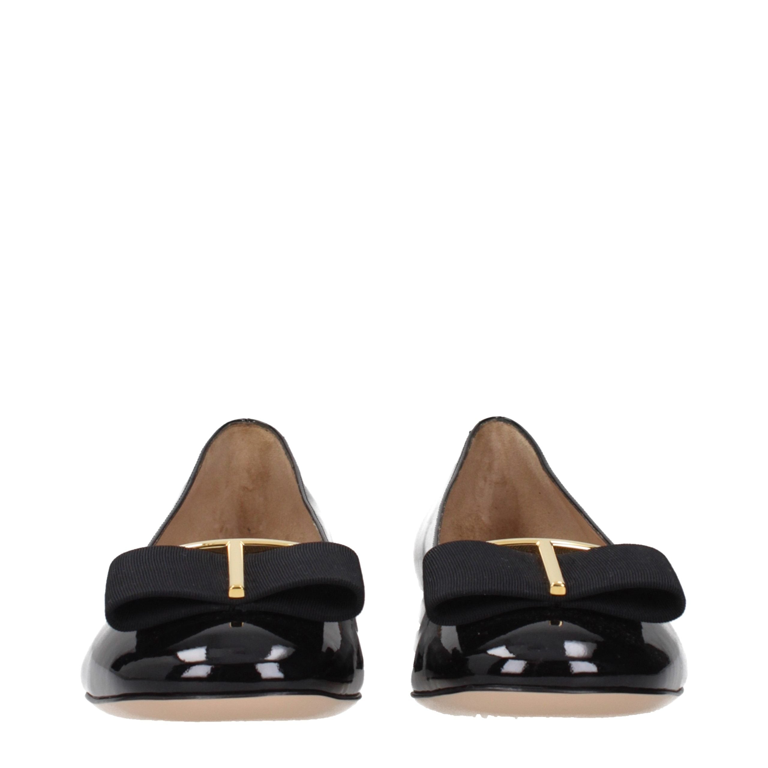 Tom Ford Schwarze Ballerinas aus Leder