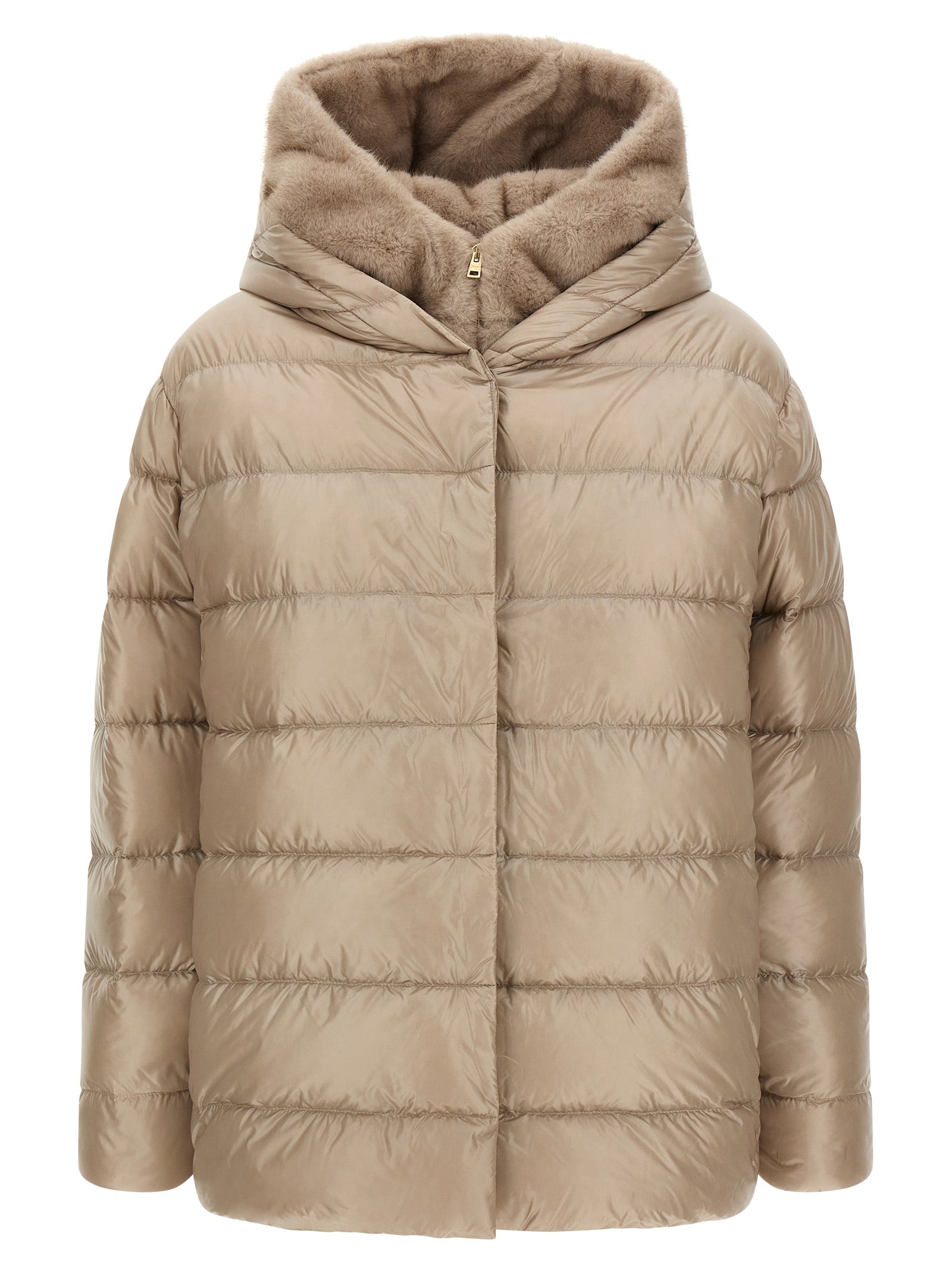 Herno Beige Polyamid Steppjacke