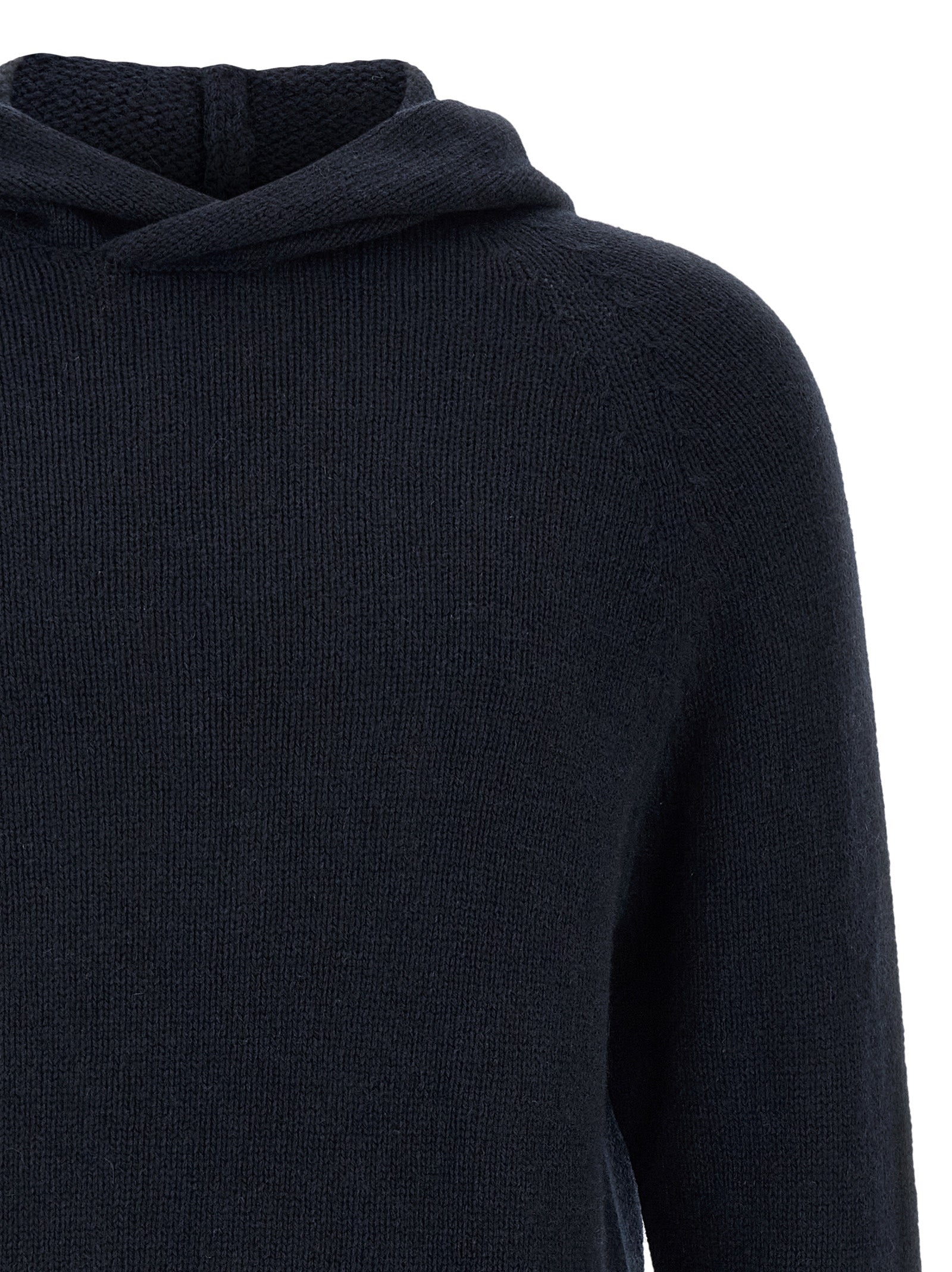 MA'RY'YA Blauer Kaschmir-Cardigan