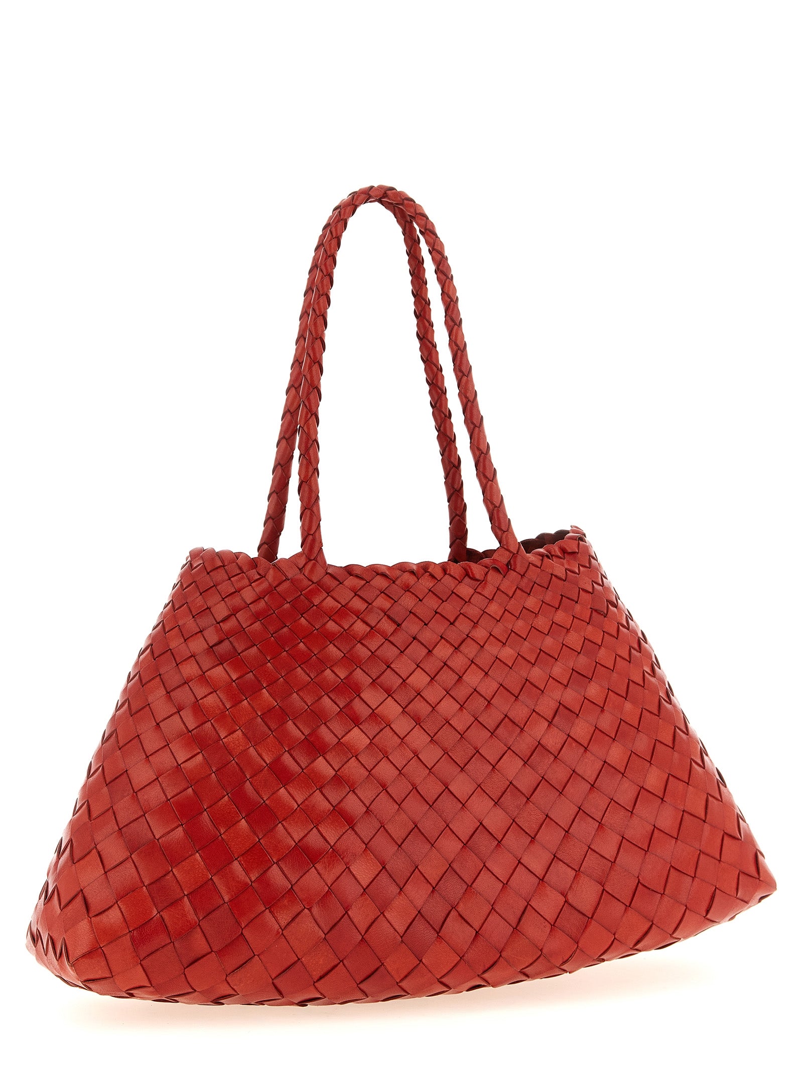 Dragon Diffusion Rote Kalbsleder-Schultertasche