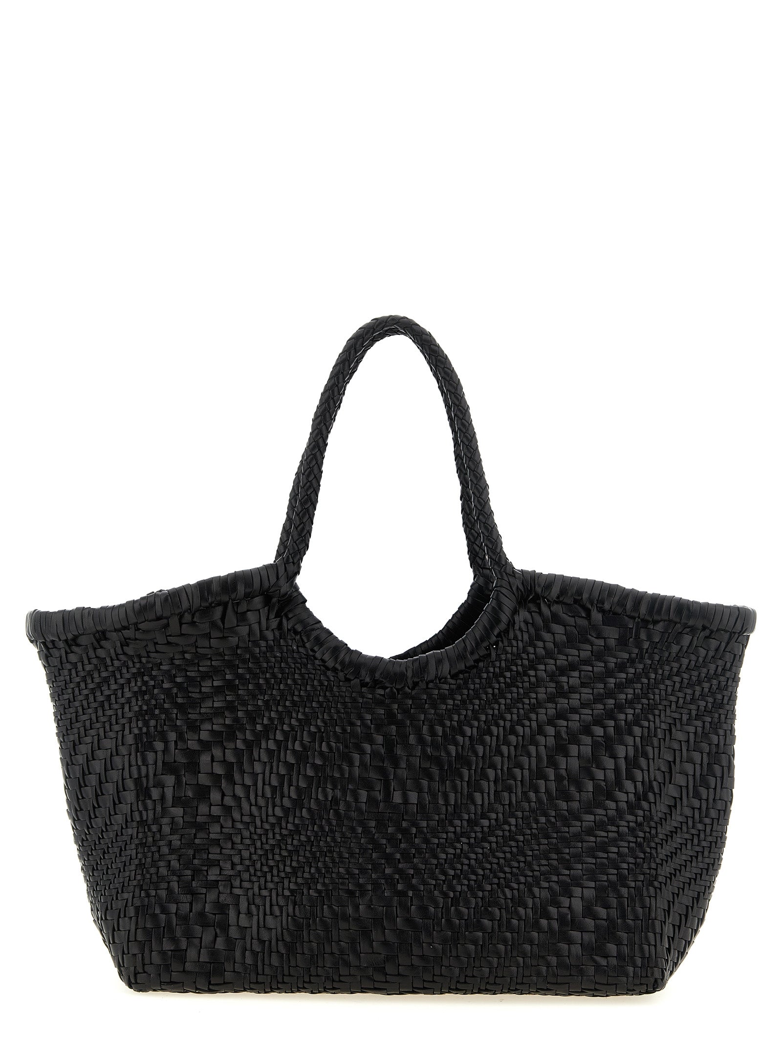 Dragon Diffusion Schwarze Kalbsleder-Schultertasche