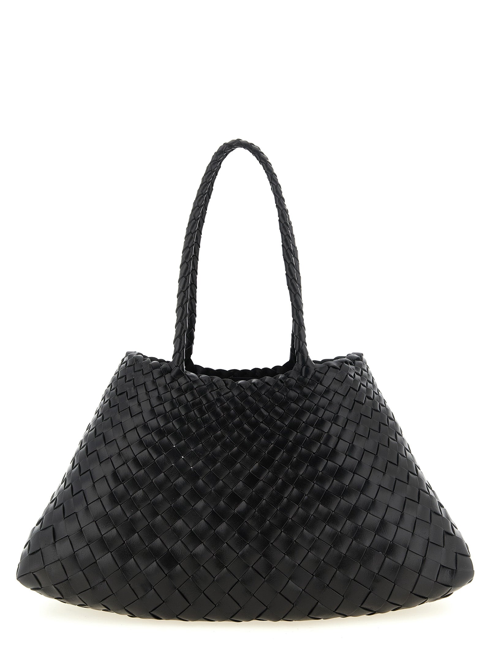 Dragon Diffusion Schwarze Kalbsleder-Schultertasche