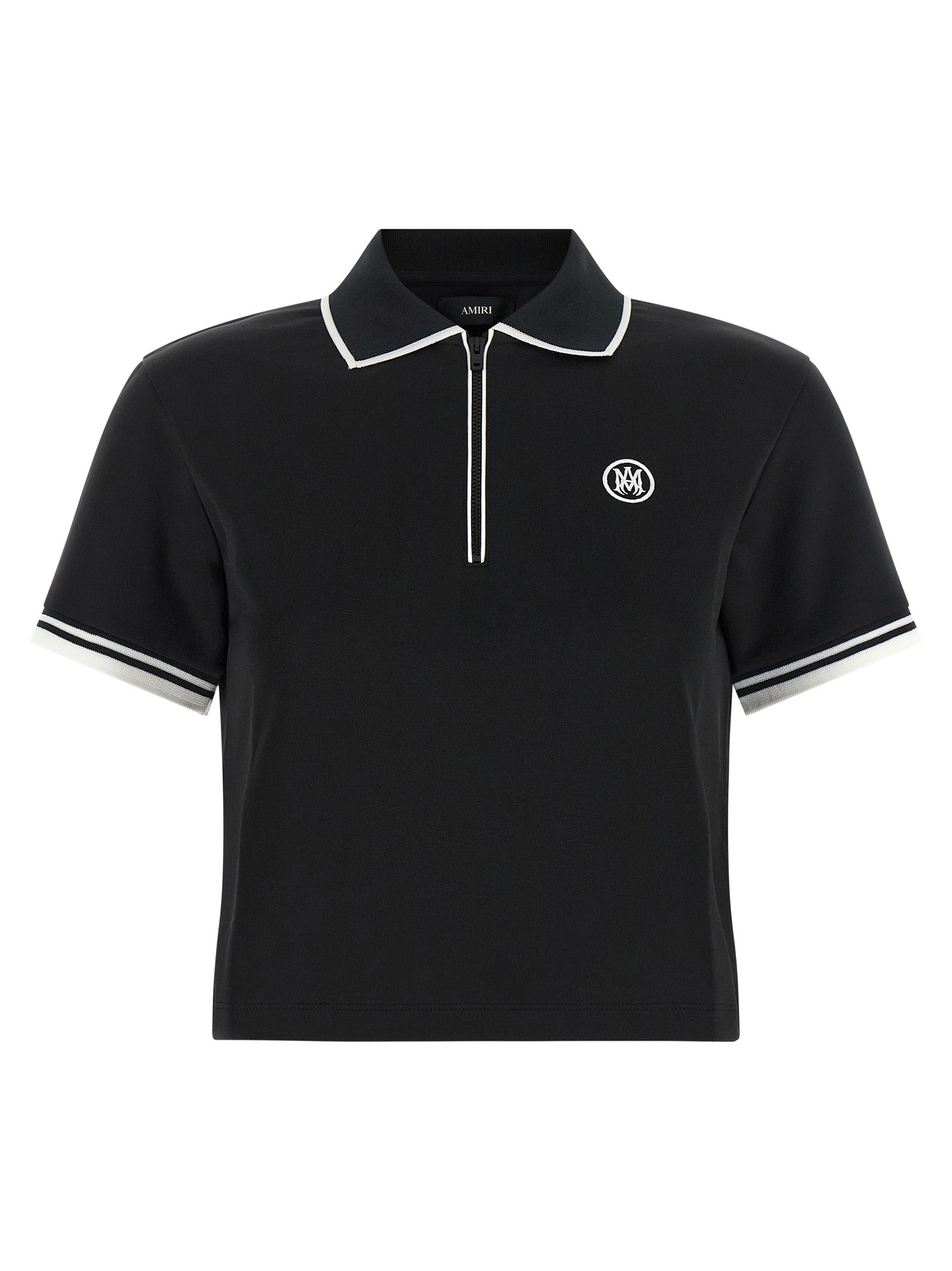 Amiri Schwarzes Poloshirt aus Polyester