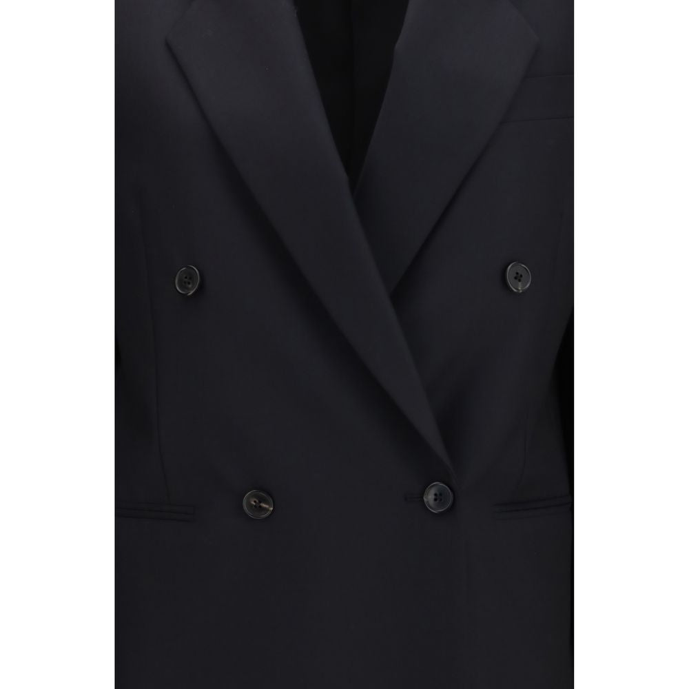 The Row Blauer Wollblazer Oves Aries