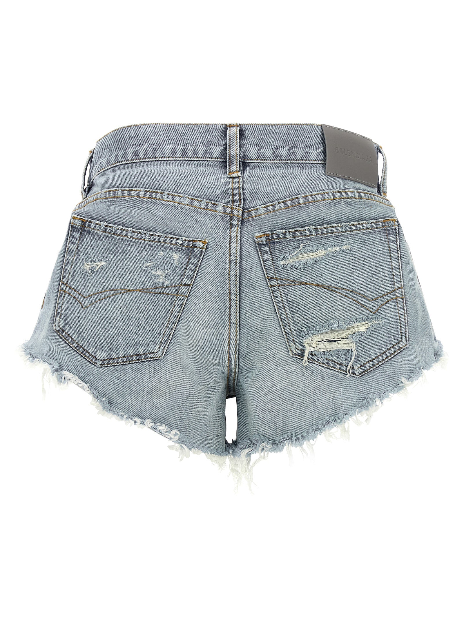 Balenciaga Blaue Baumwoll-Bermudashorts