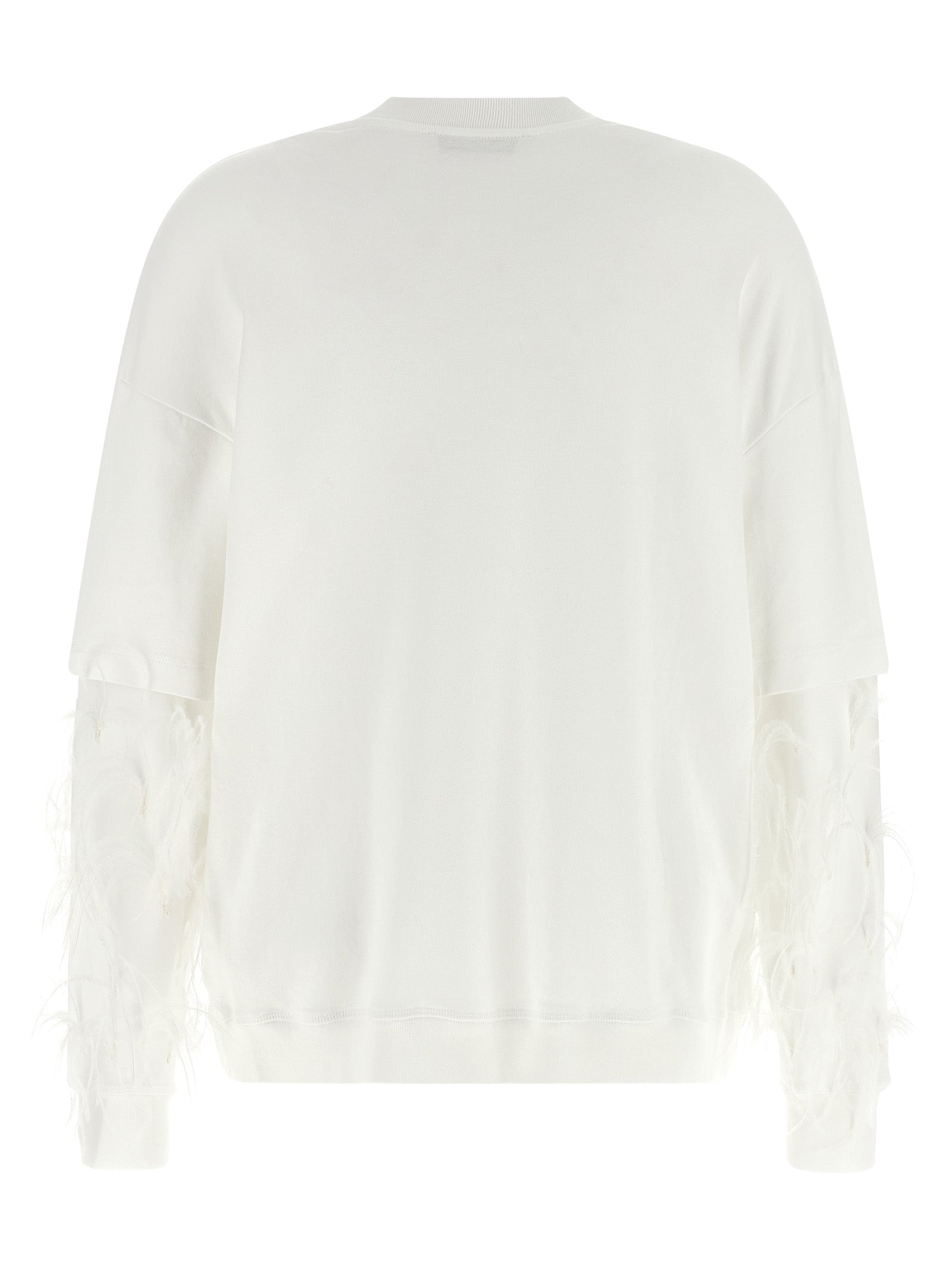 Darkpark Weißes Baumwoll-Sweatshirt