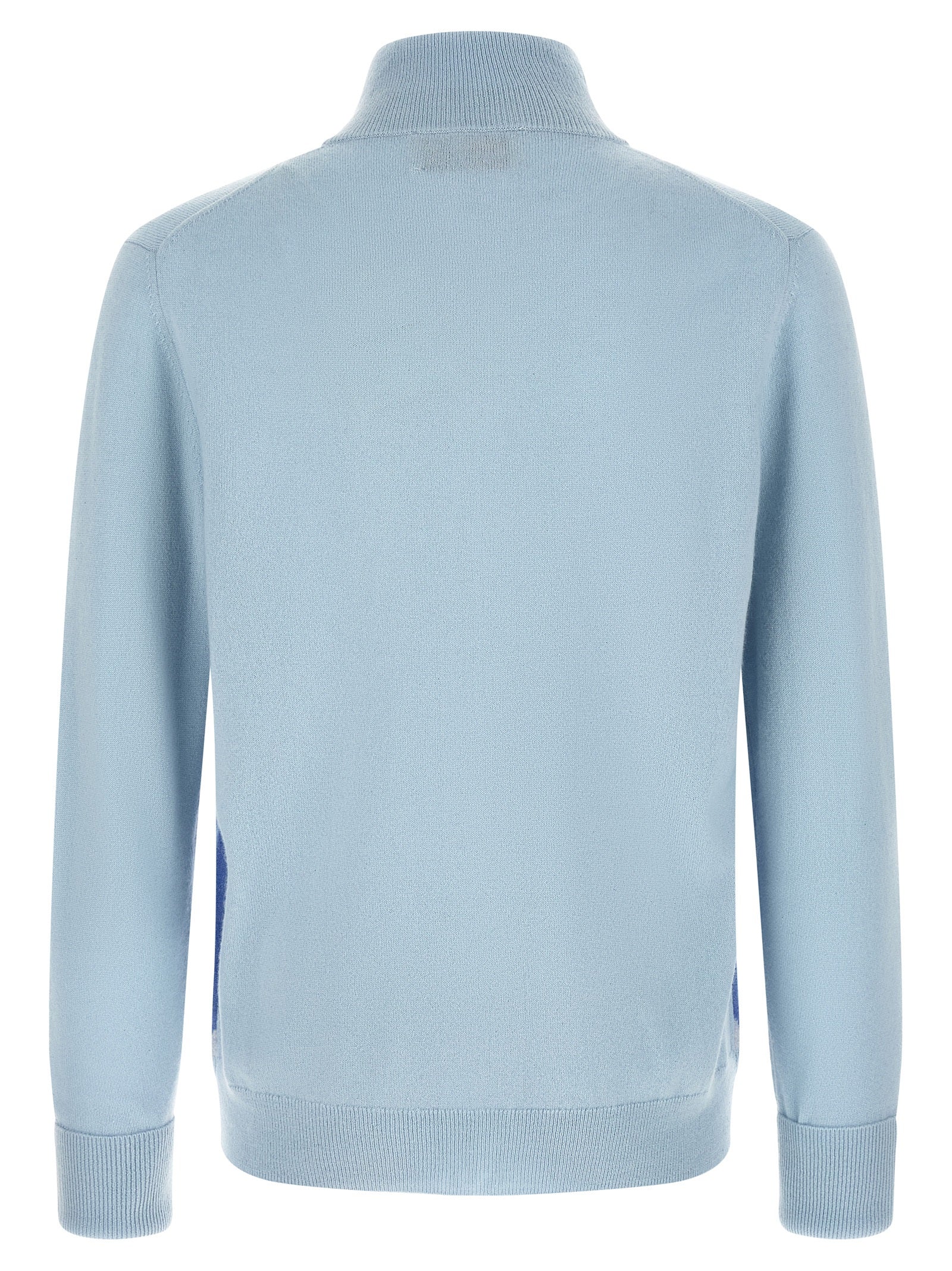Ballantyne Blauer Kaschmir-Cardigan