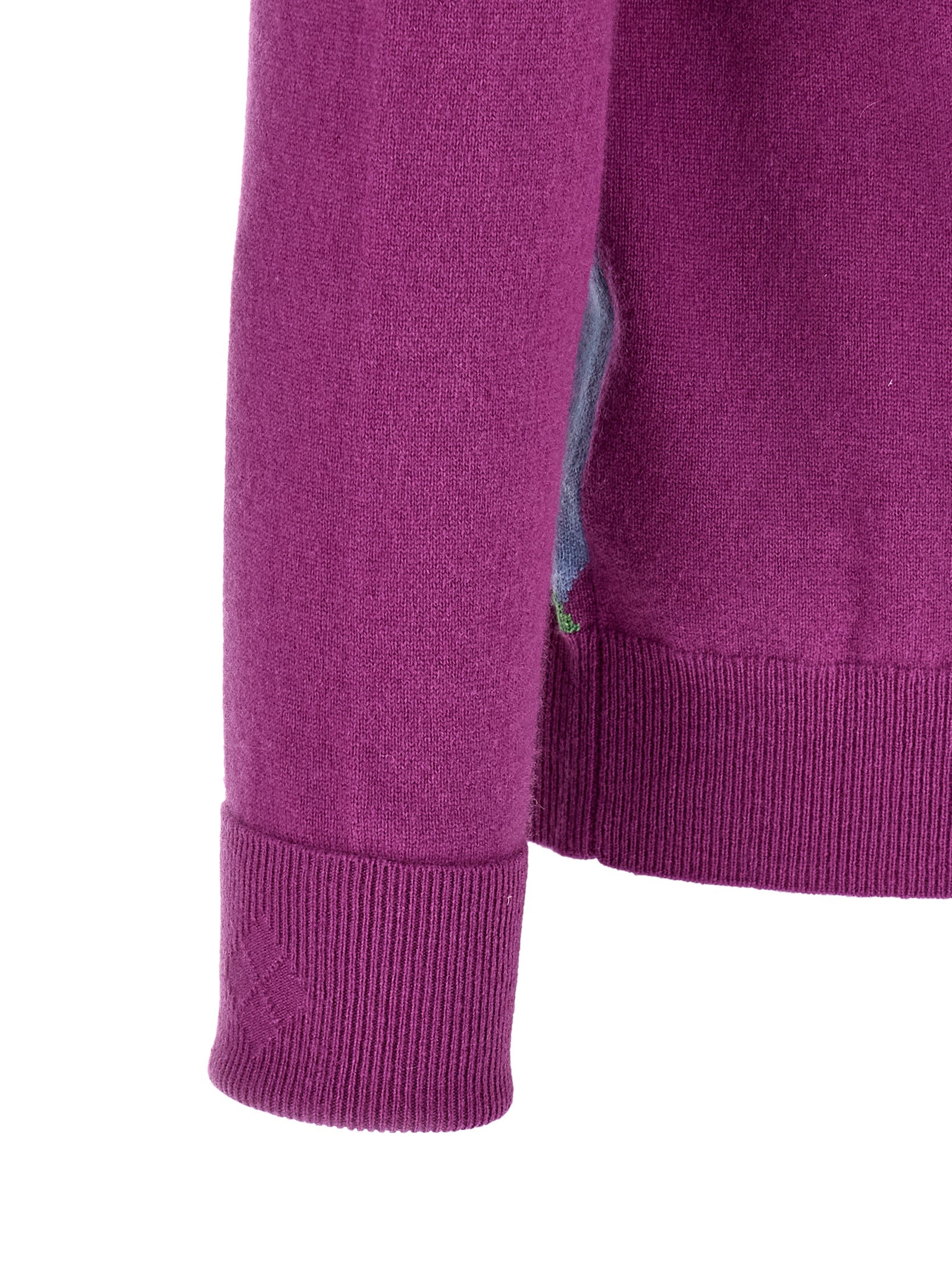 Ballantyne Mehrfarbige Kaschmir-Strickjacke