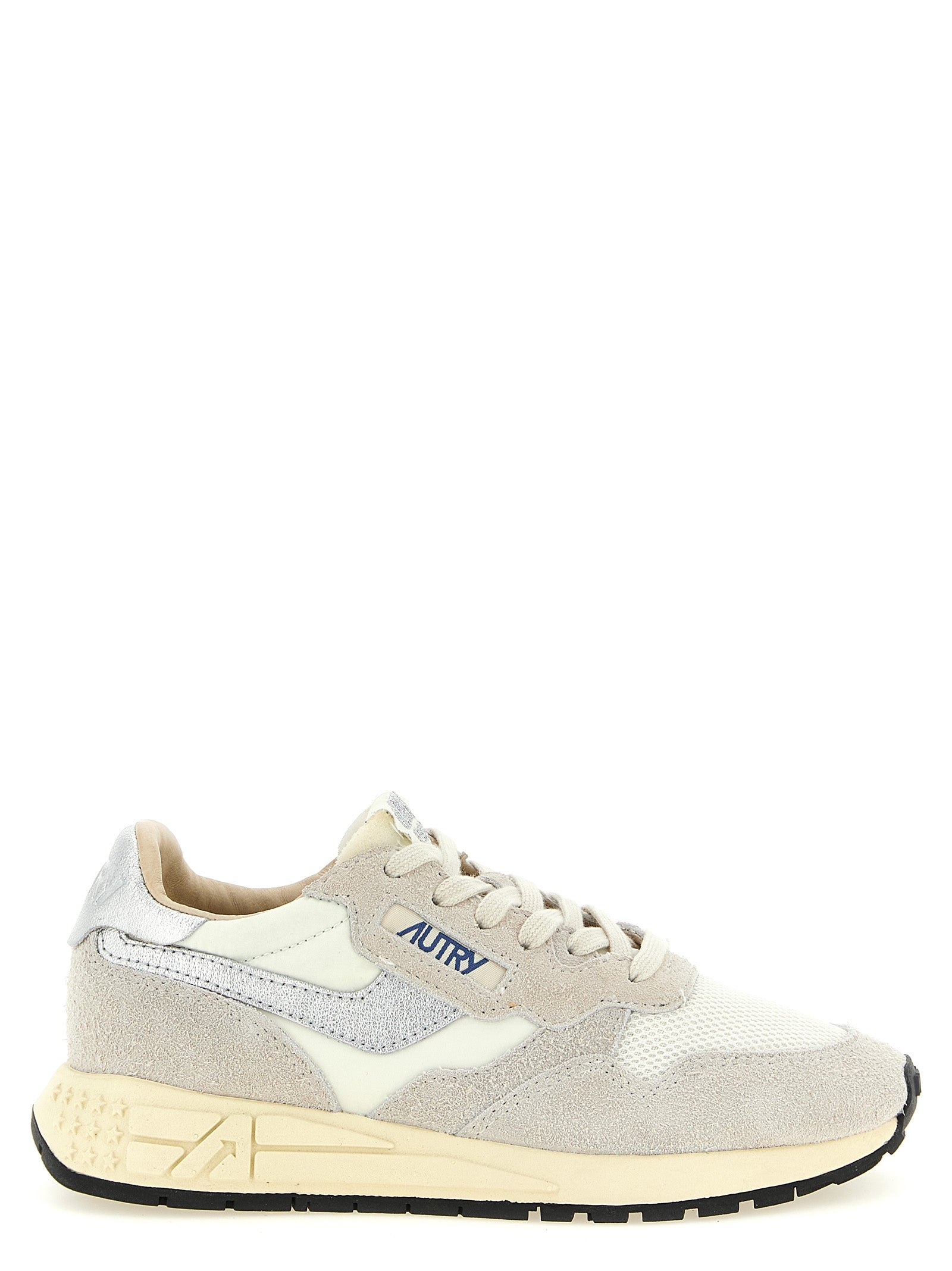 Autry Weiße Sneaker aus Rindsleder im Athletic-Look