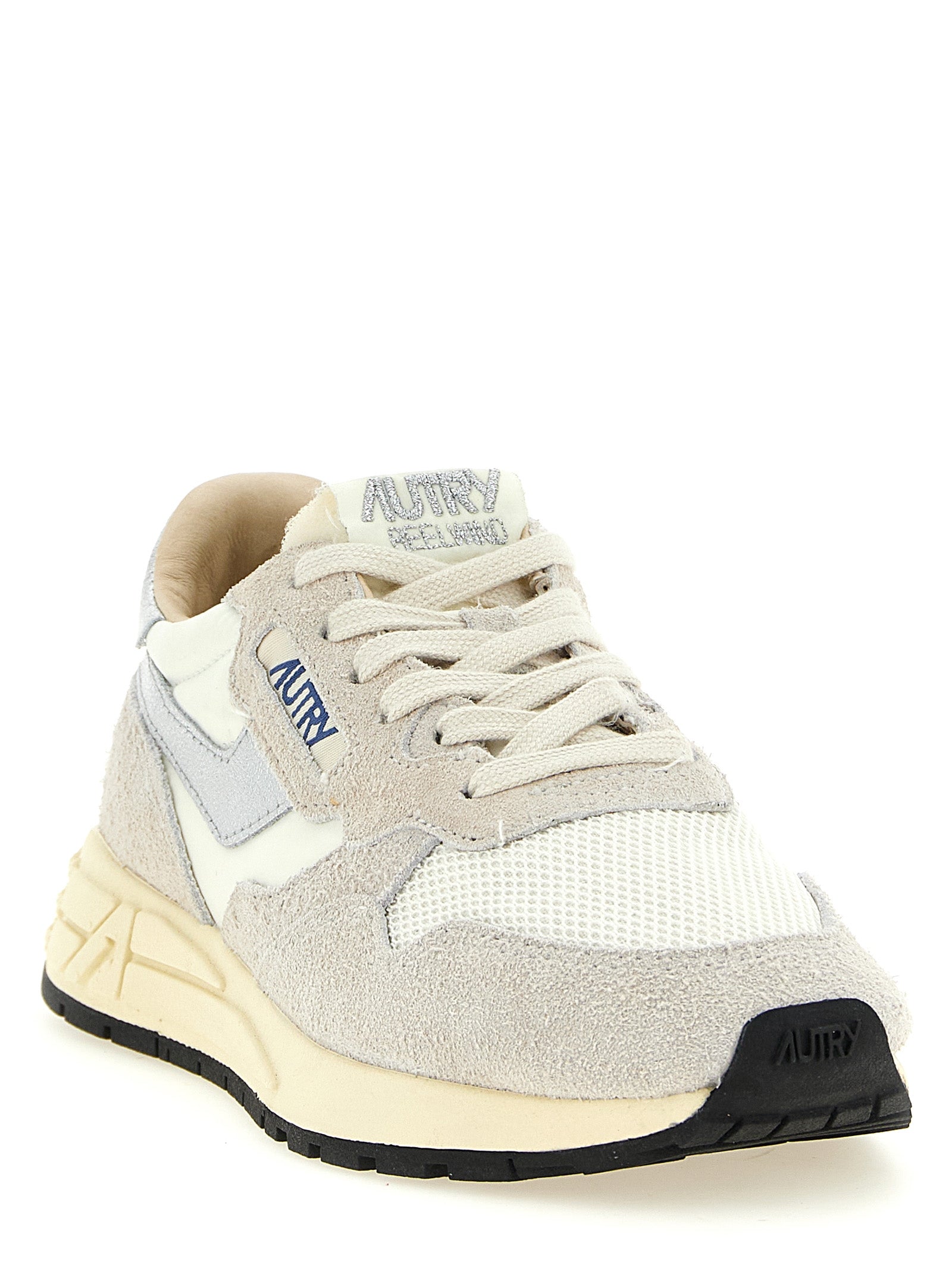Autry Weiße Sneaker aus Rindsleder im Athletic-Look