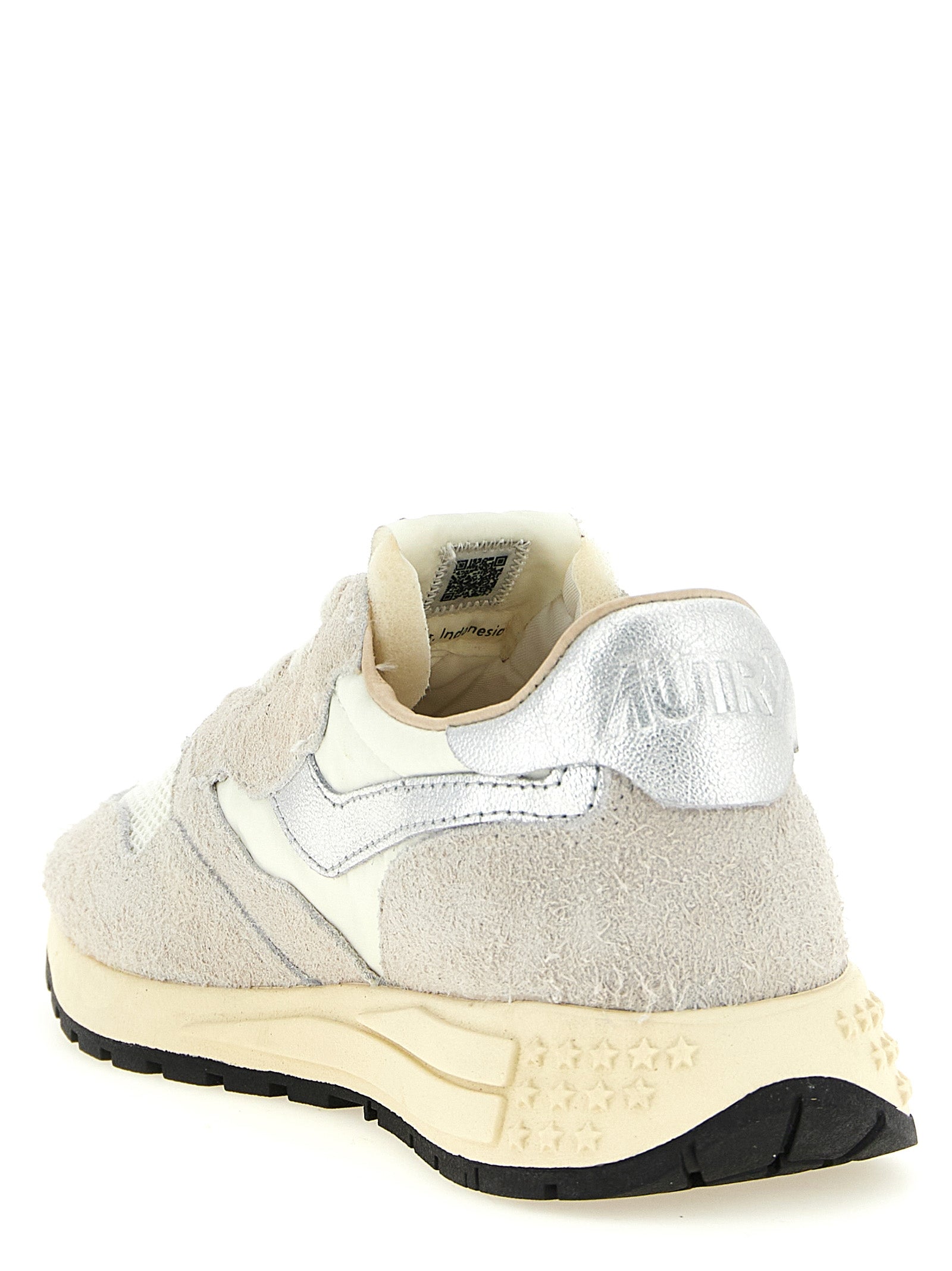 Autry Weiße Sneaker aus Rindsleder im Athletic-Look