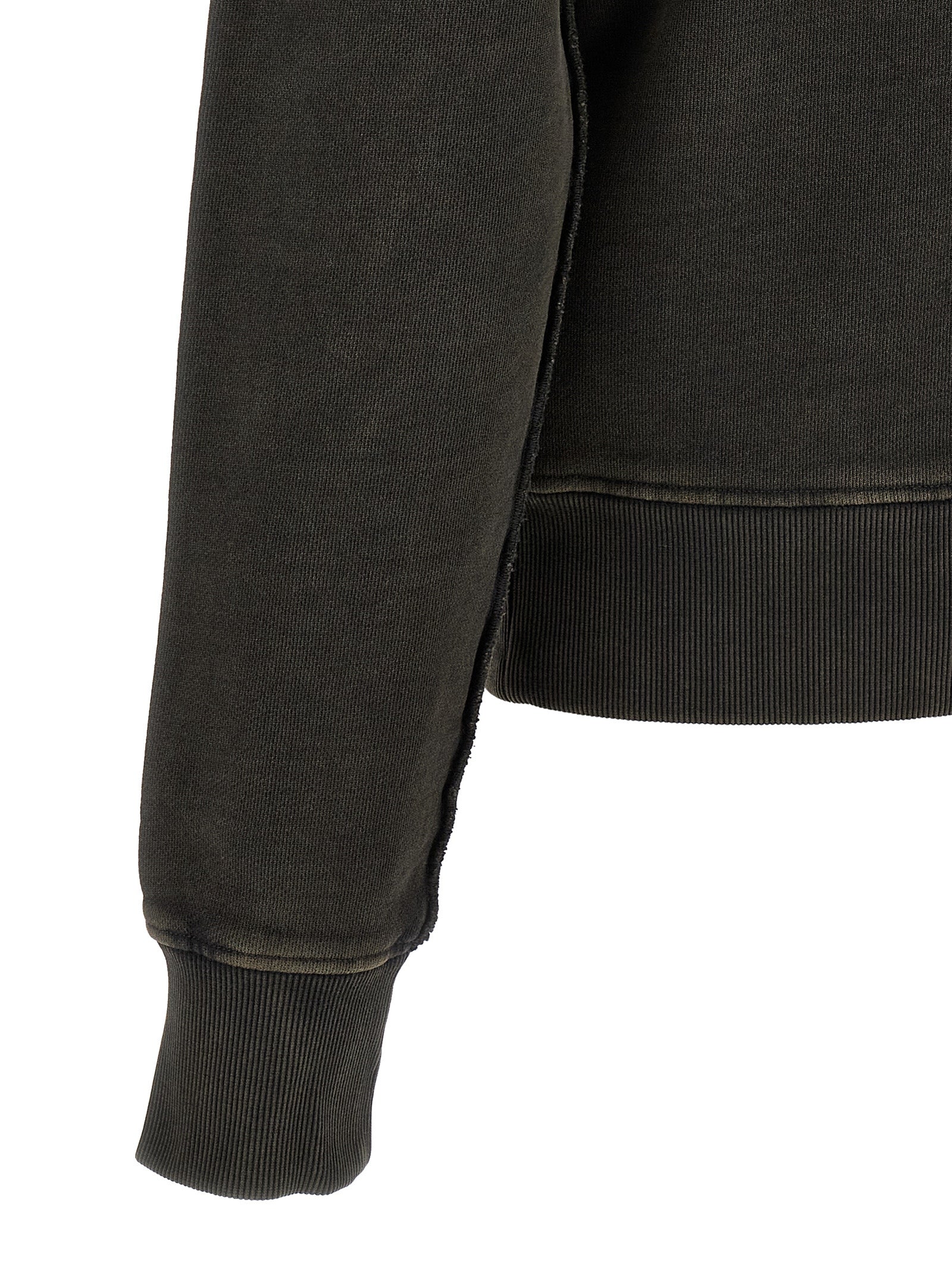 Entire Studios Schwarzer Baumwollcardigan