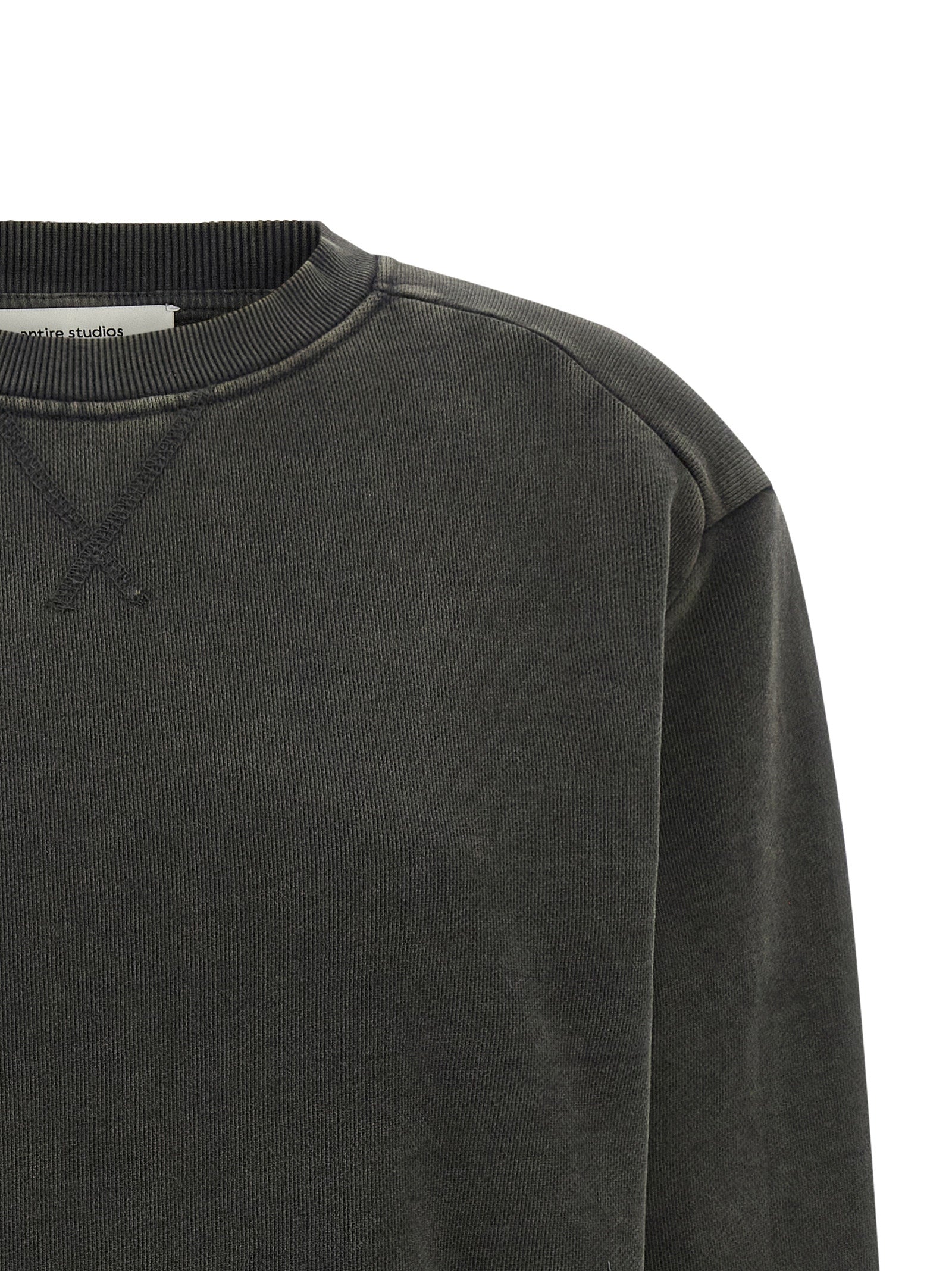 Entire Studios Schwarzer Baumwoll-Sweatshirt