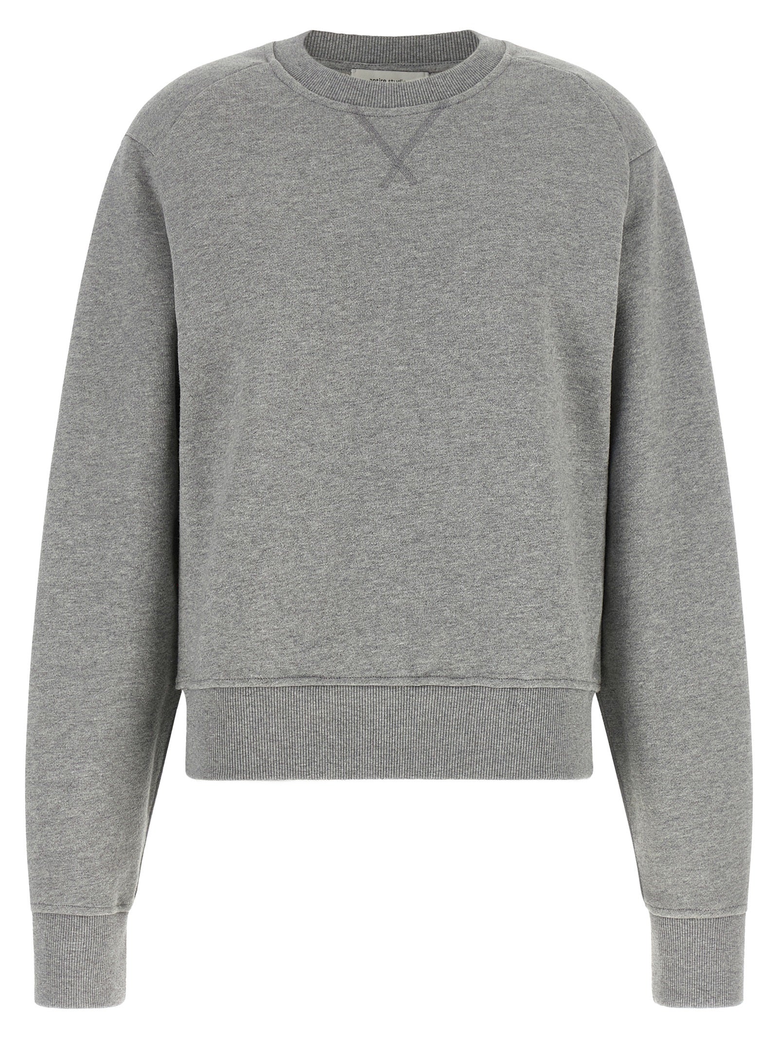 Entire Studios Grauer Baumwollpullover