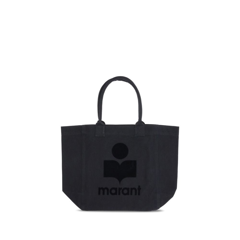 Isabel Marant Schwarze Baumwoll-Umhängetasche