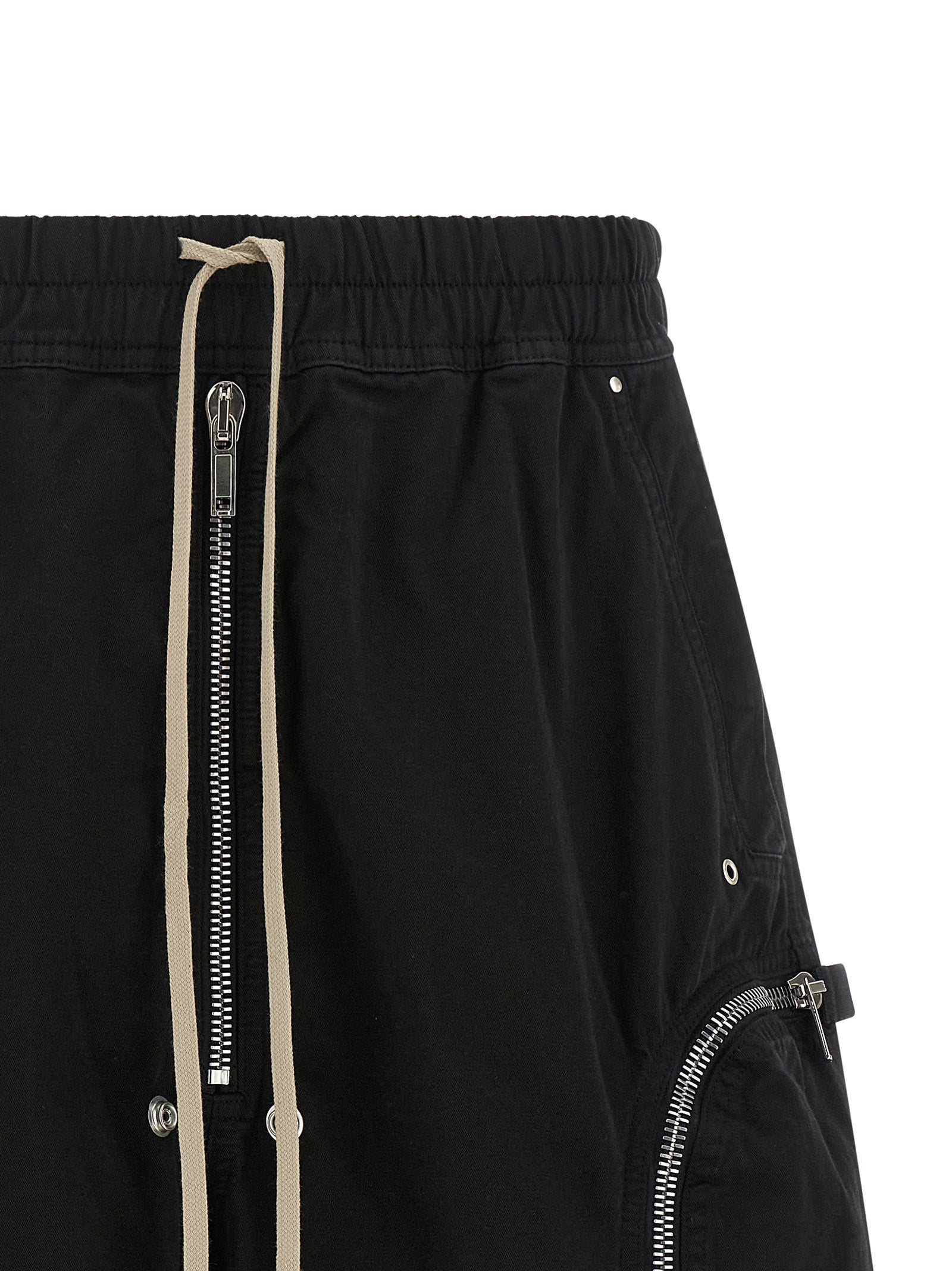 DRKSHDW Schwarze Baumwoll-Bermudashorts