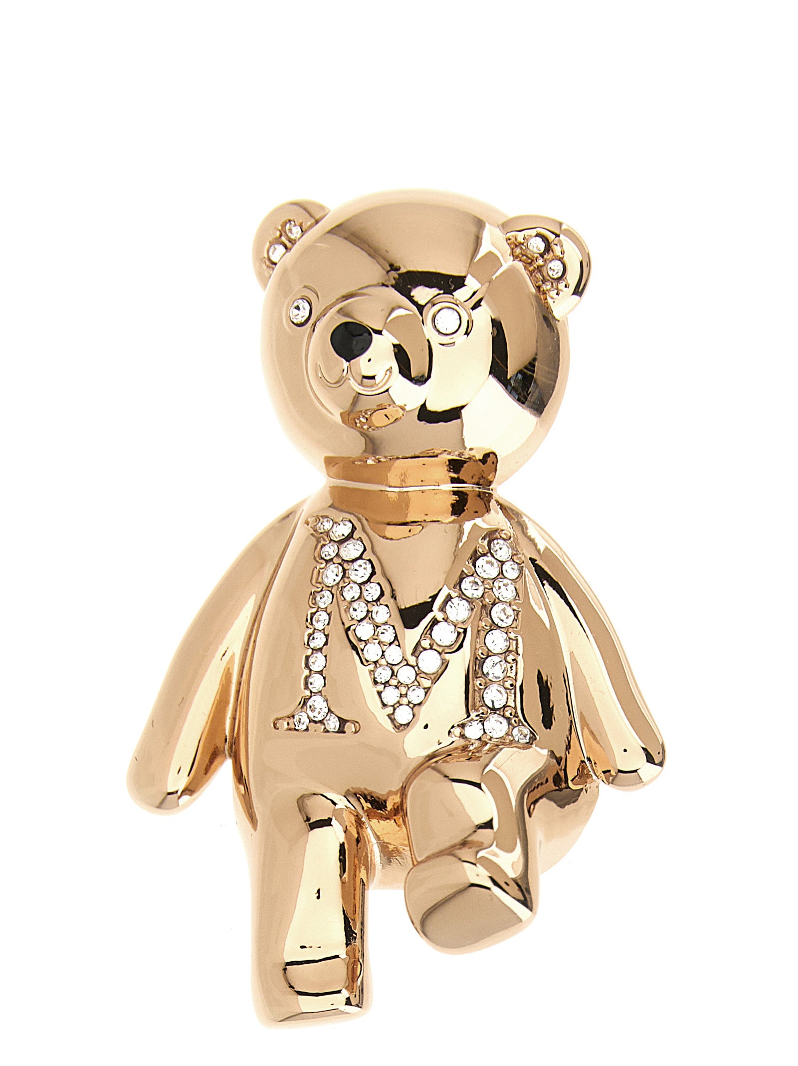 Max Mara Goldfarbene Brosche aus Metall