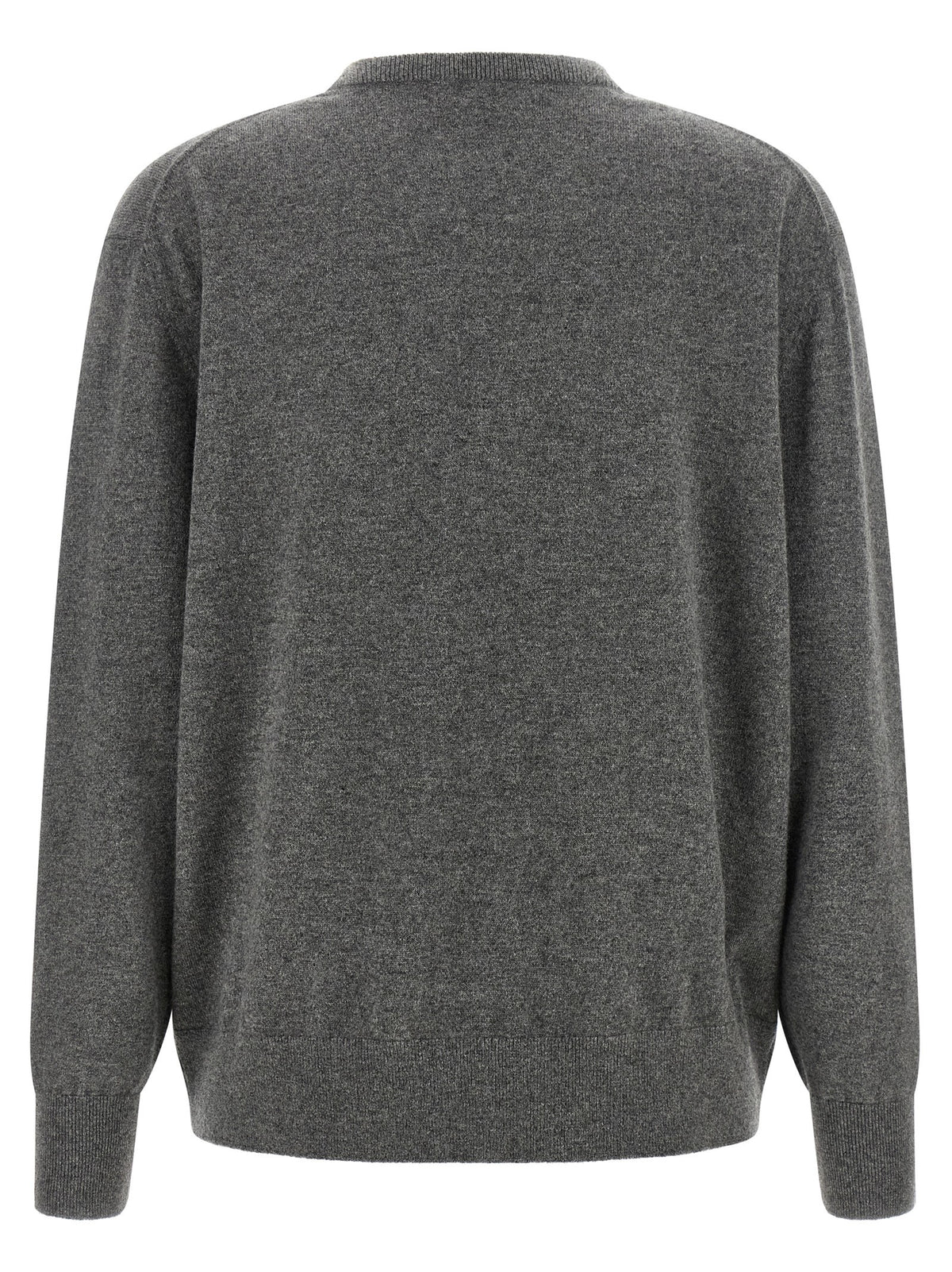Dries Van Noten Grauer Kaschmir-Strickjacke