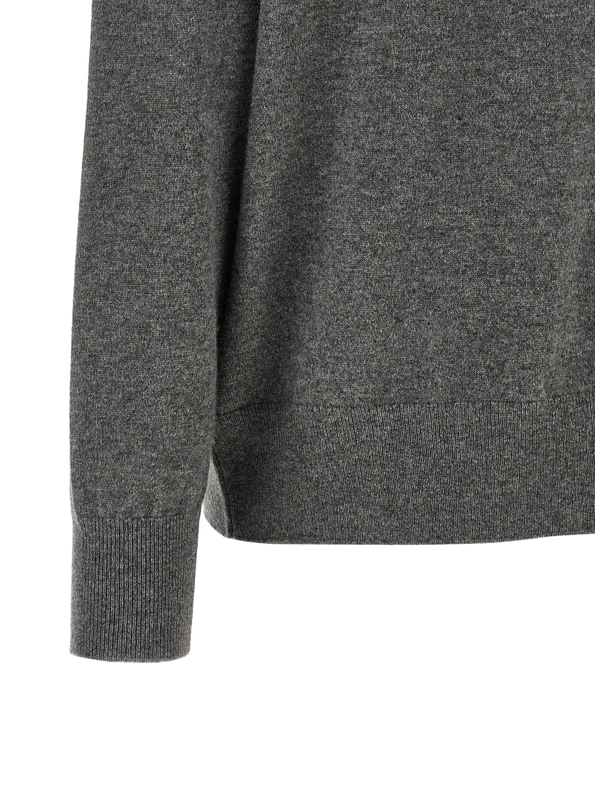 Dries Van Noten Grauer Kaschmir-Strickjacke